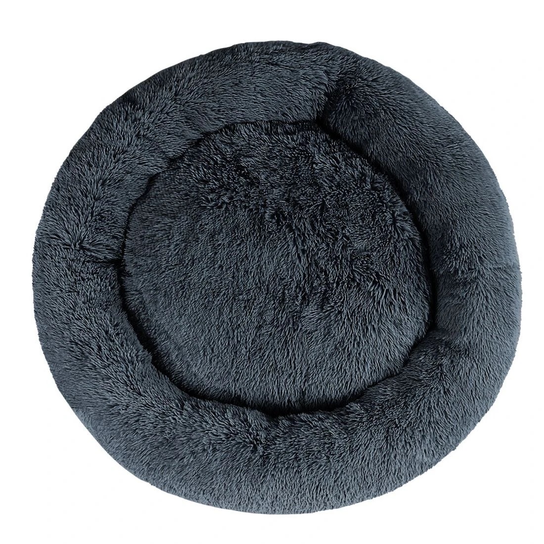4 i.Pet Pet Bed Dog Cat 110cm Calming Extra Large Soft Plush - Grey, 4 of 7
