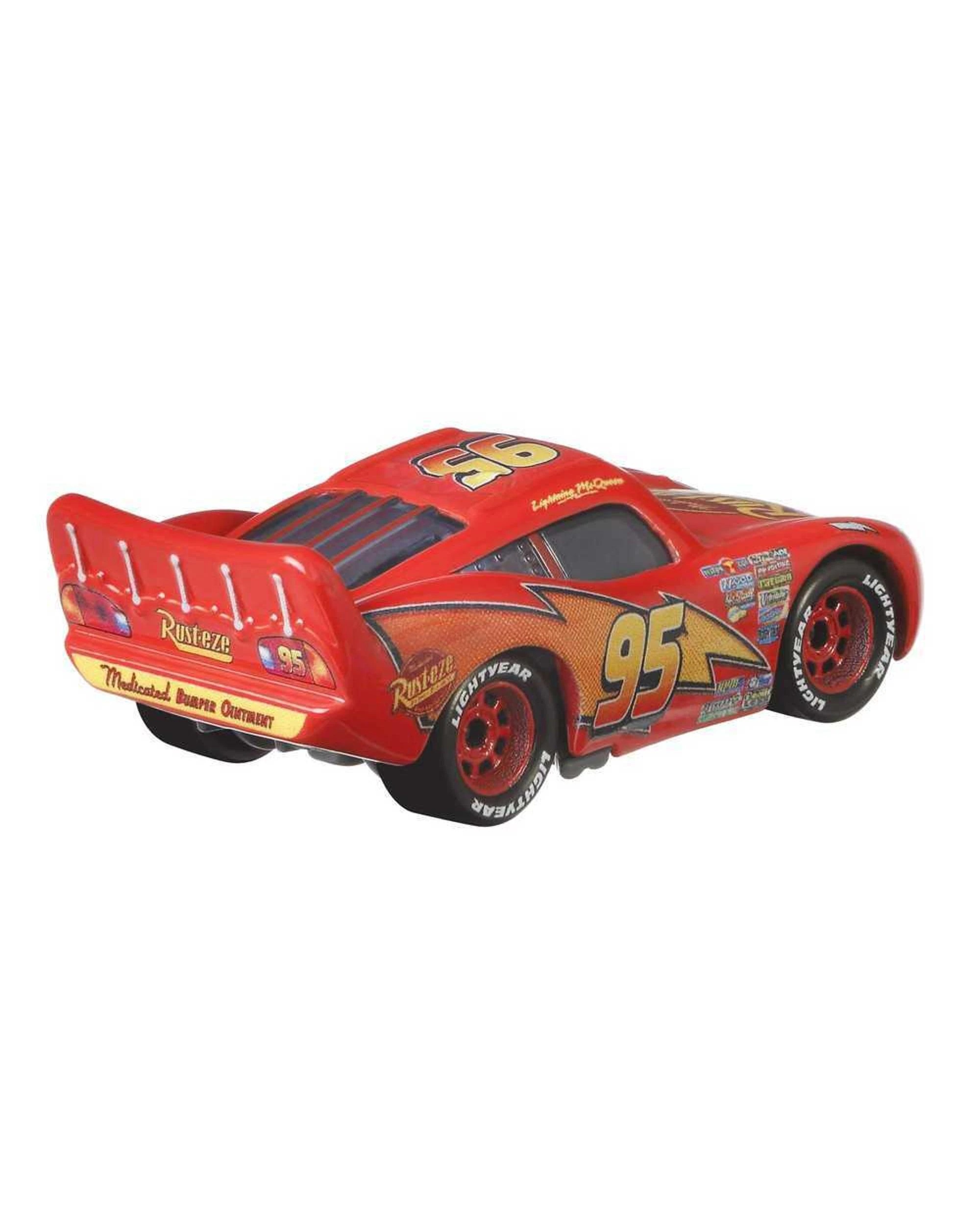 3 Disney Pixar Cars Lightning McQueen Diecast Car, 3 of 4