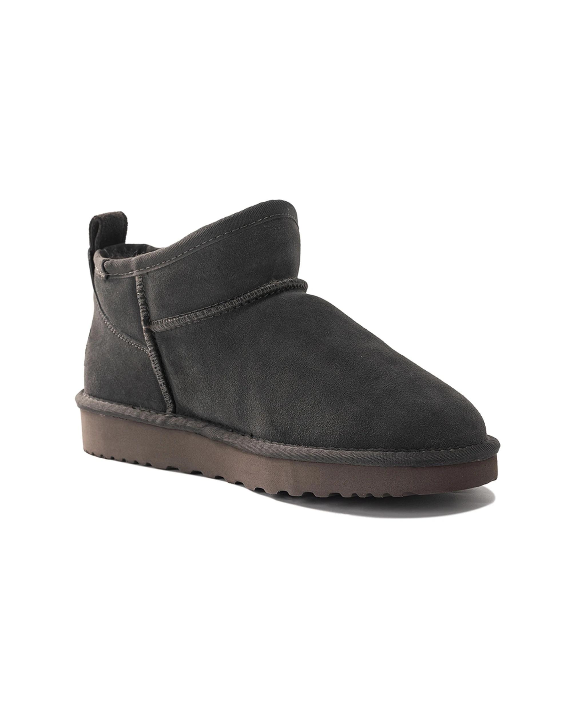 1 AUS WOOLI  Sheepskin Classic Ultra Mini UGG Boots GREY, 1 of 7