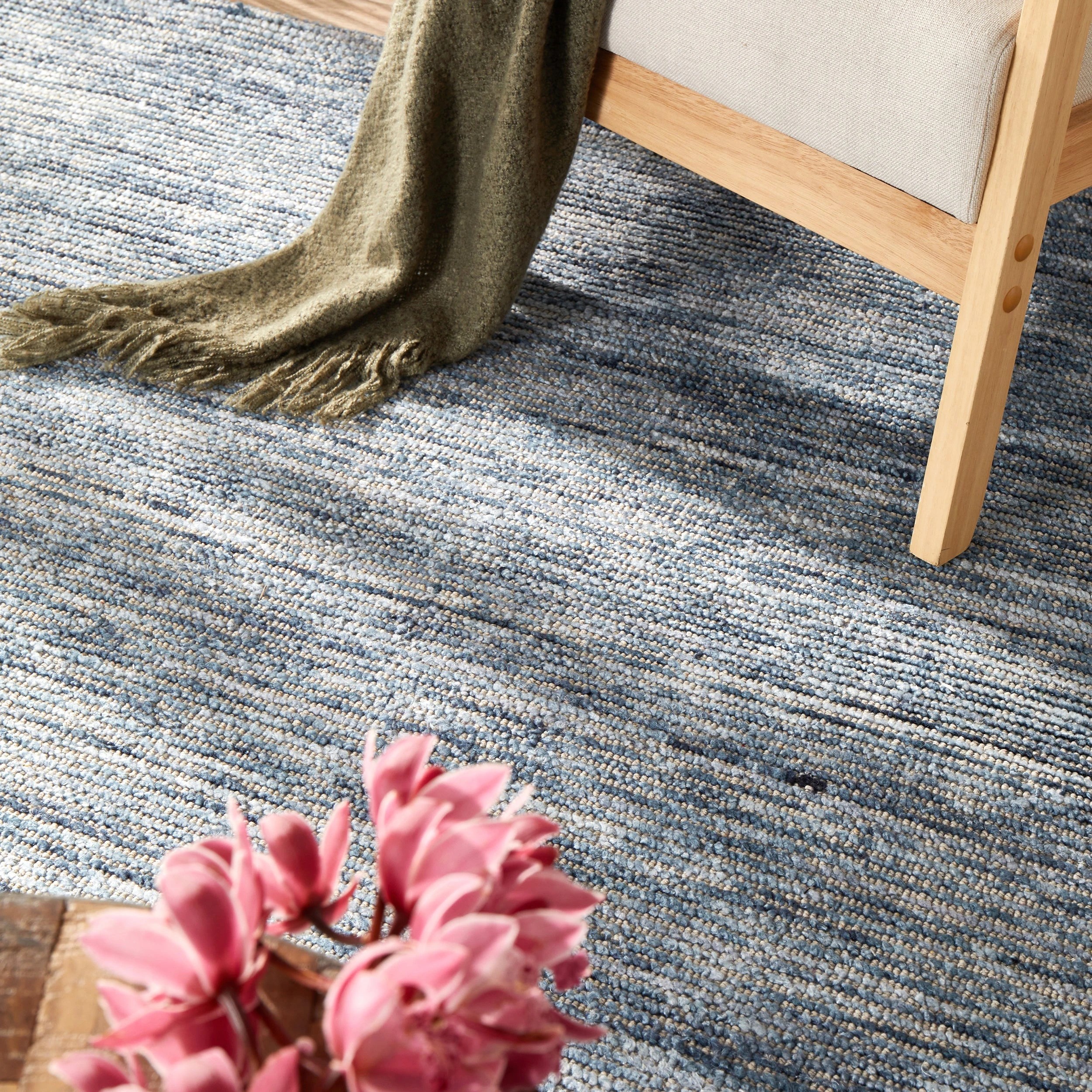 3 Common Ground Rugs Aveline 320x230cm - Extra Large Floor Rug - Blue, 3 of 8