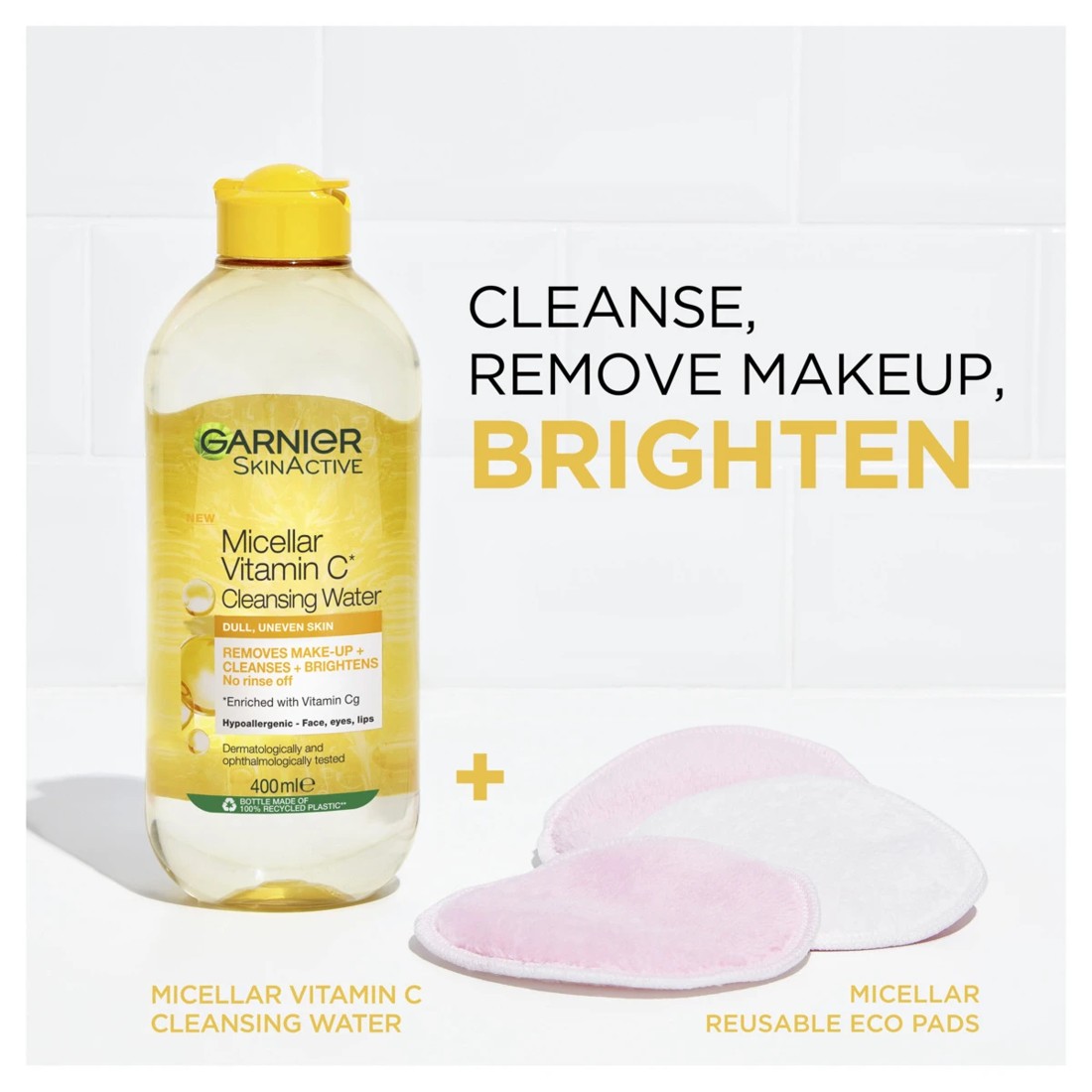 3 Garnier SkinActive Micellar Vitamin C Cleansing Water, 3 of 8