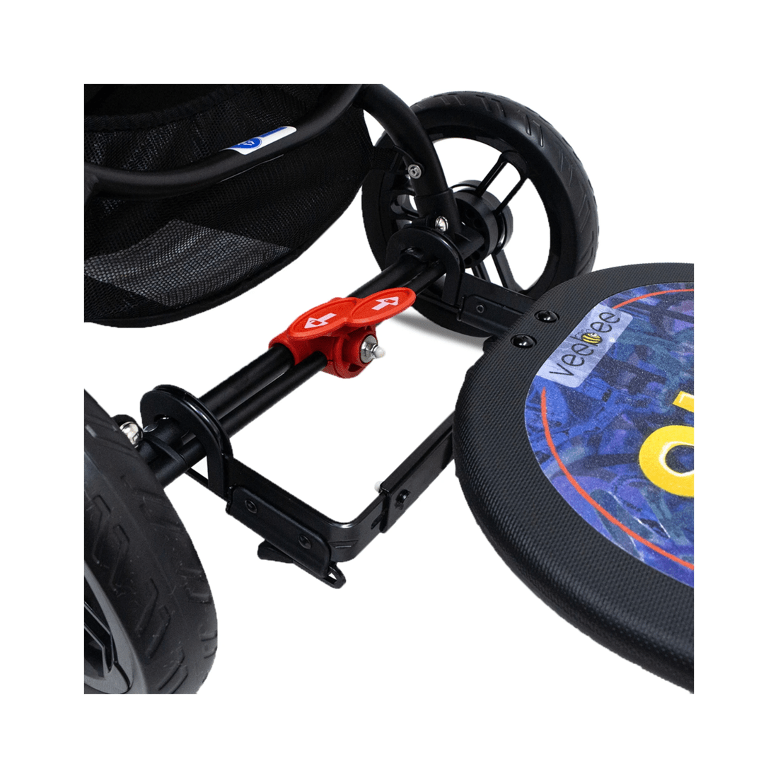 2 Vee Bee Sk8 Board Universal Stroller Ride-on Stand Toddler Accessory 15 Months Plus
 - Black, 2 of 7