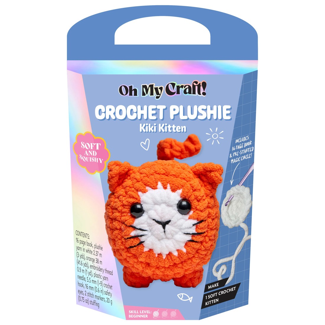 1 Oh My Craft! Crochet Plushie Kiki Kitten, 1 of 5