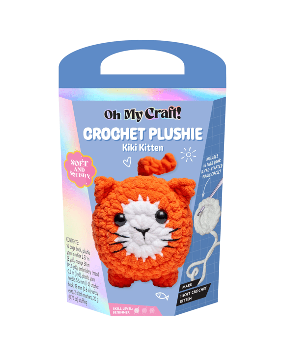 Oh My Craft! Crochet Plushie Kiki Kitten