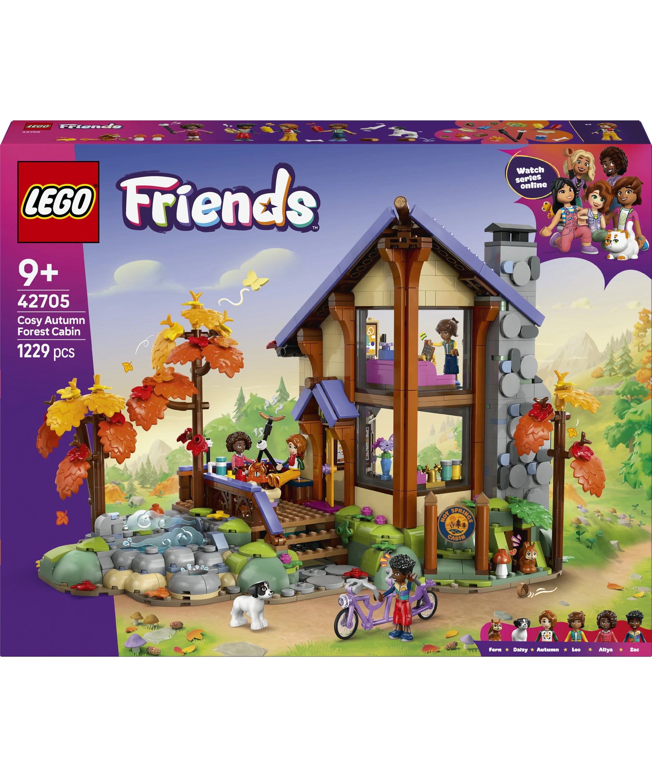 1 LEGO Friends Cosy Autumn Forest Cabin 42705, 1 of 9