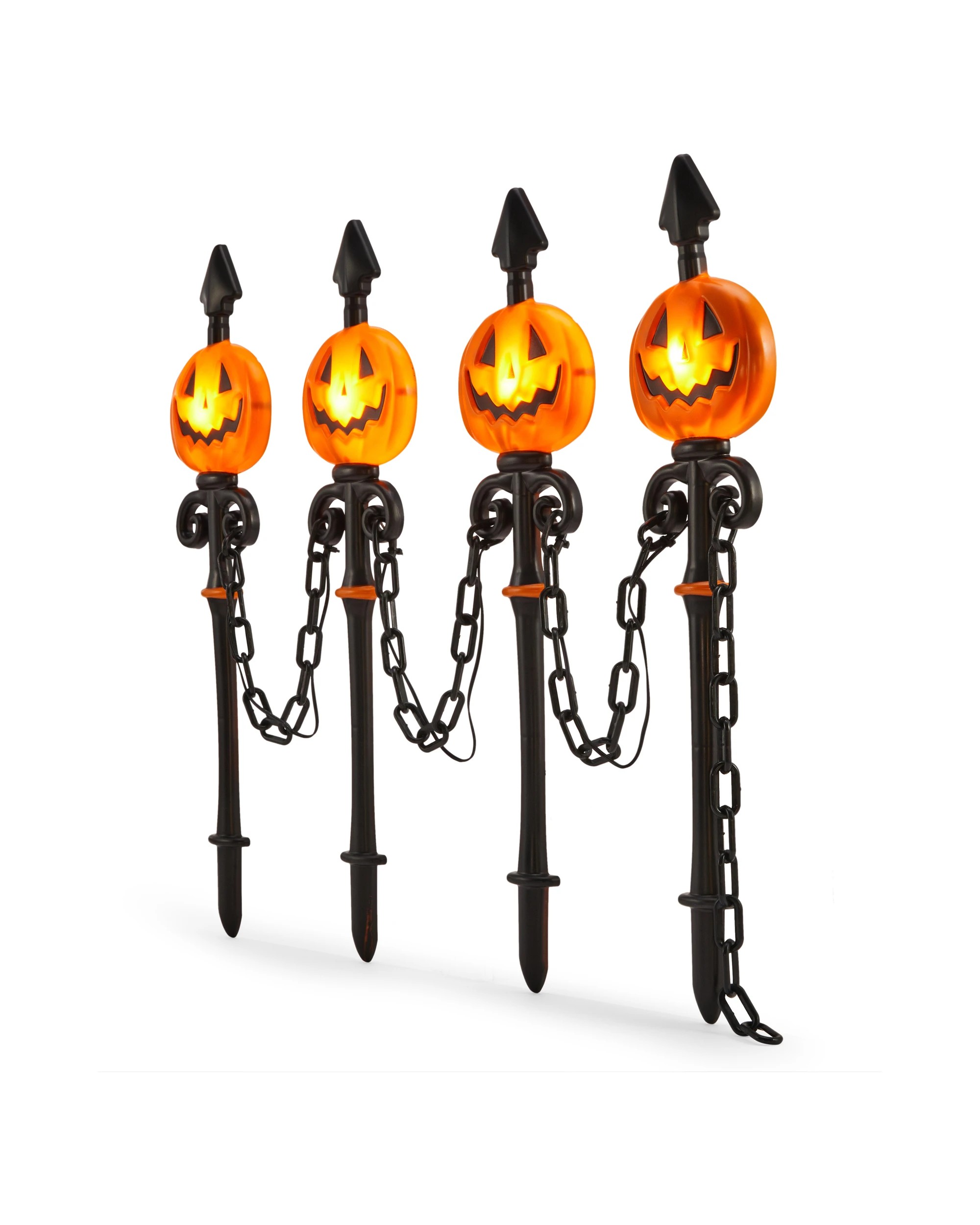 2 4 Pack Battery Operated LED Light Up Fence Stakes, 2 of 8
