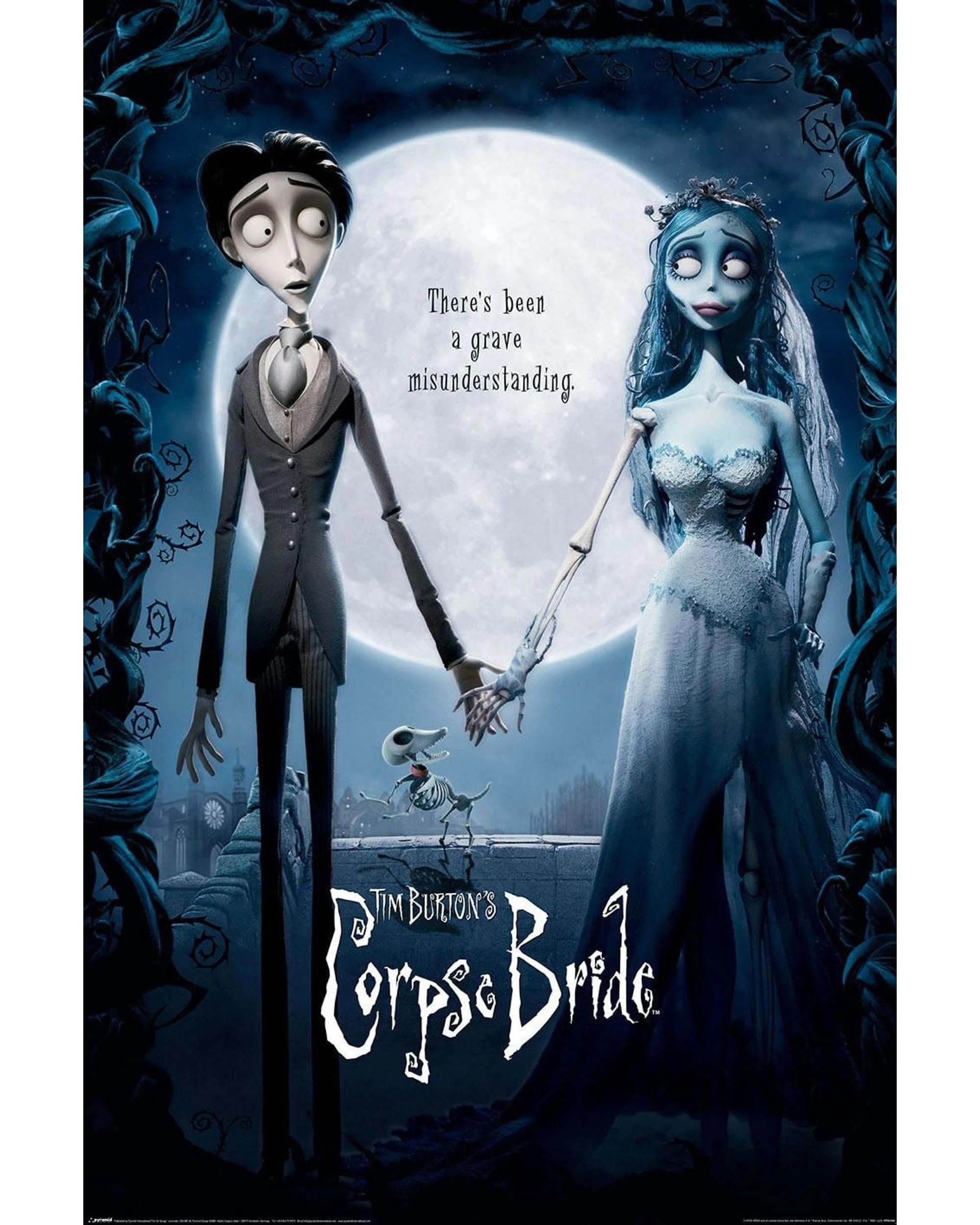 1 The Corpse Bride Wedding Couple Movie Poster, 1 of 1