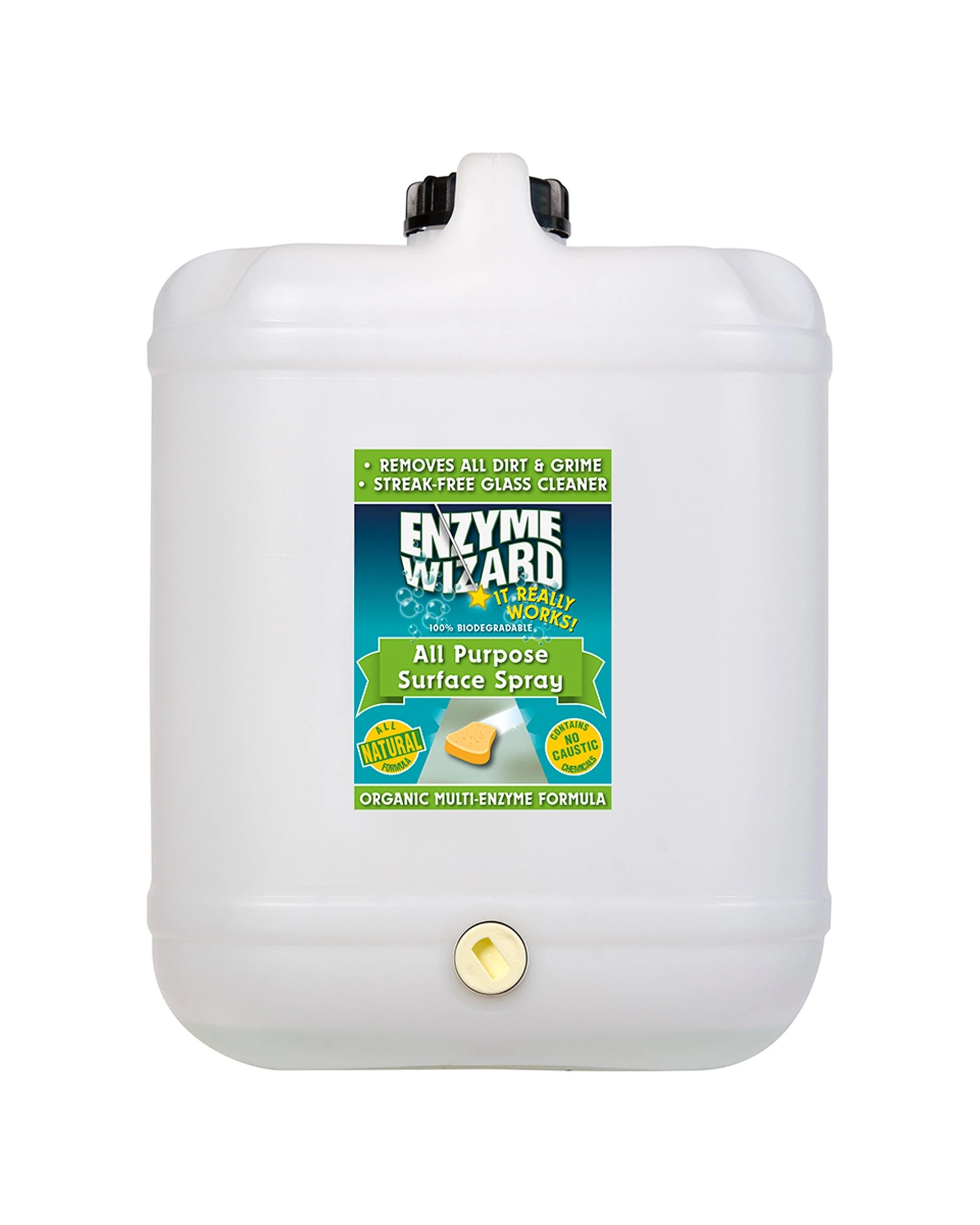 1 Enzyme Wizard All Purpose Dirt Grime Surface Cleaner 20L - Clear, 1 of 1