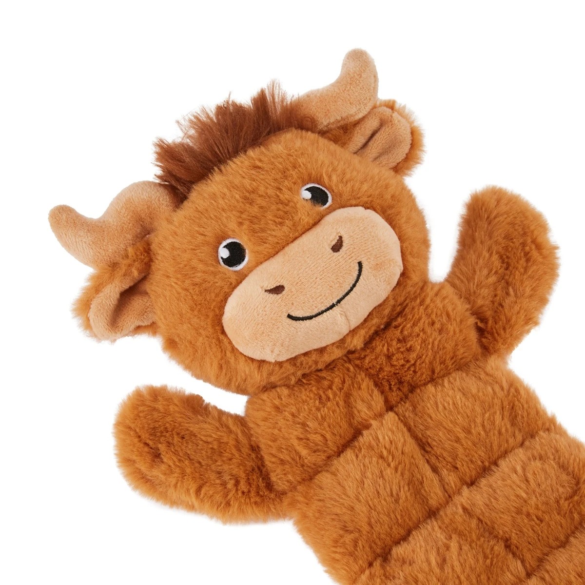 3 Pet Toy Plush Squeaker Cow, 3 of 5