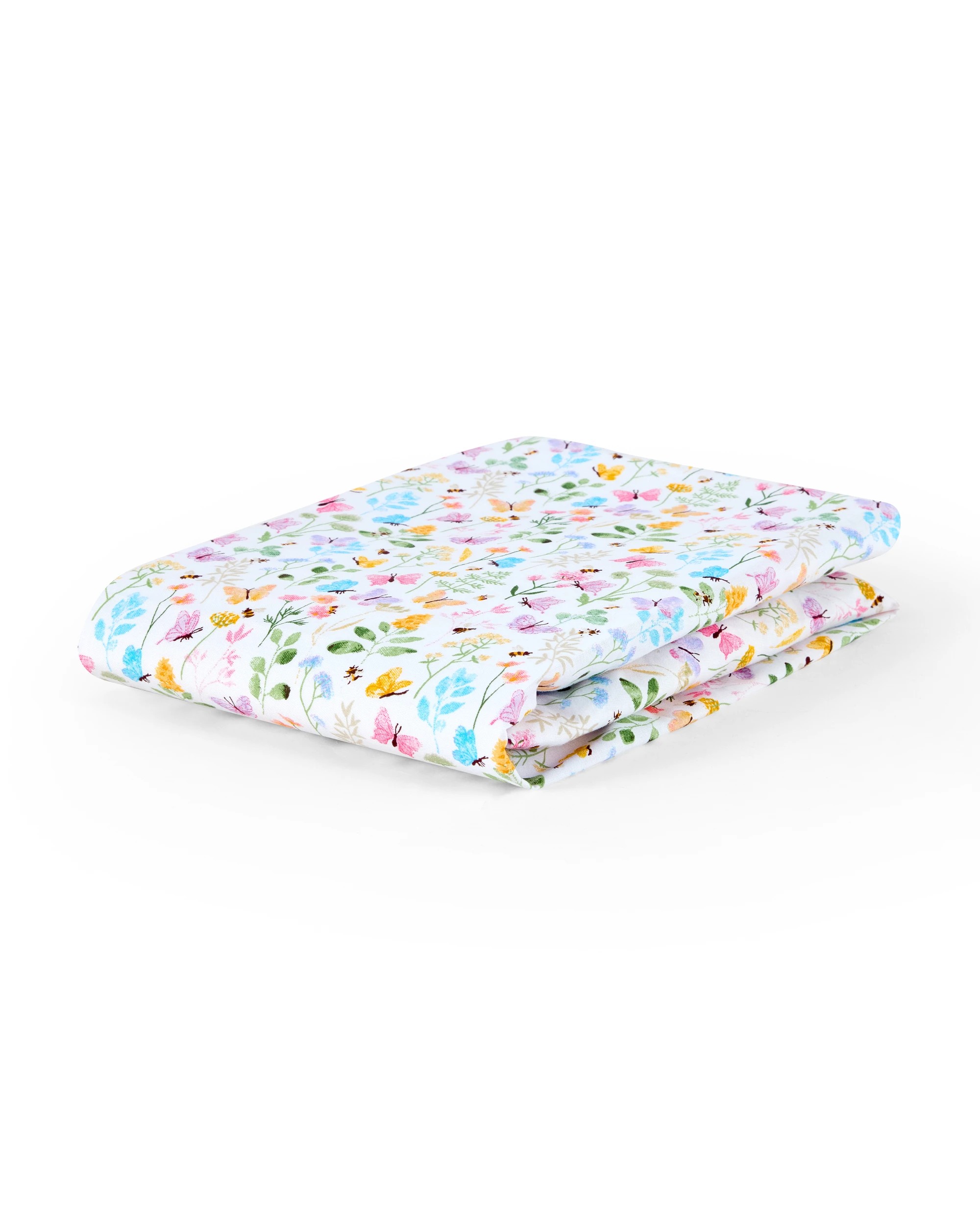 3 2 Pack 225 Thread Count Organic Cotton Fitted Bassinet Sheets - Floral, 3 of 6