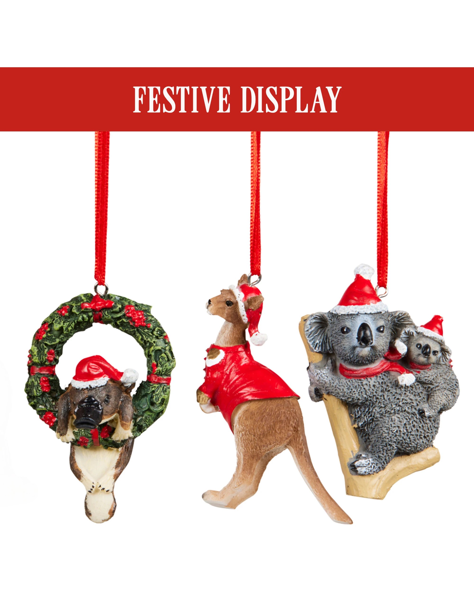 7 Christabelle Christmas Aussie Animals Pack Of 6 Baubles Metal Steel Art Decoration Gift Pack, 7 of 9
