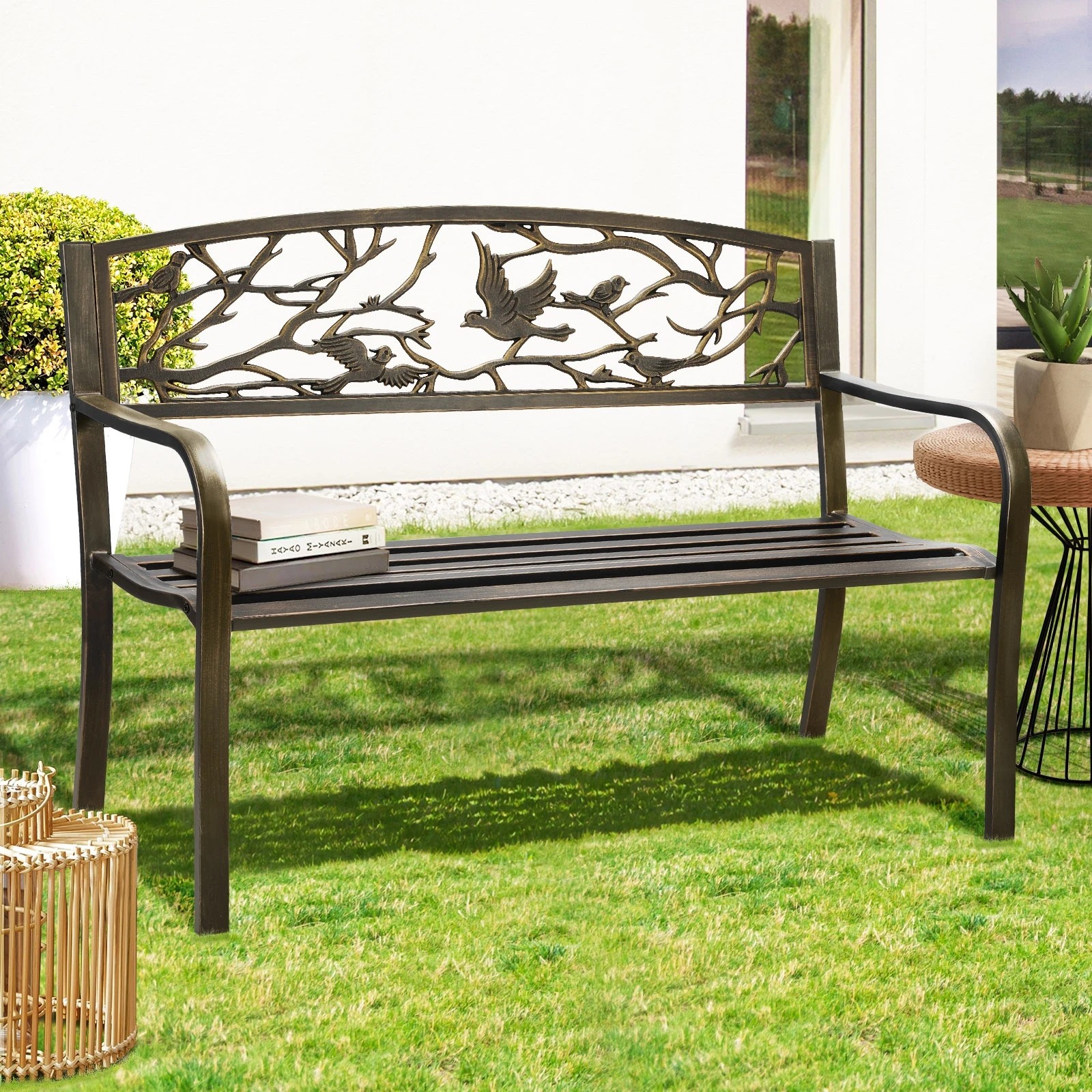 10 Livsip Garden Bench Outdoor Chair
 - Bronze, 10 of 10
