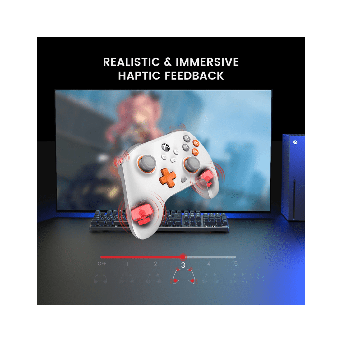 7 Gamesir Wired Gaming Controller Xbox PC Controller USB-C Game Controller - White, 7 of 9