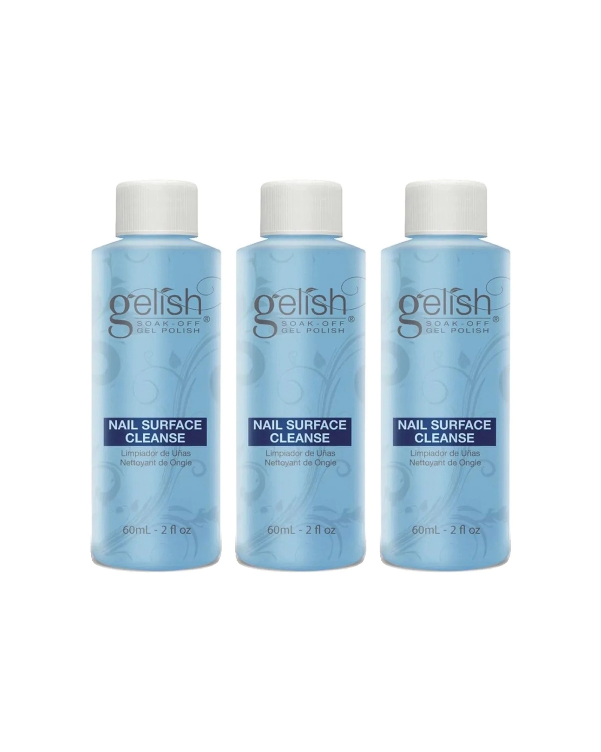 1 Gelish 3pk Mini Nail Surface Cleanse Removes Tack 2oz 60ml - Blue, 1 of 2