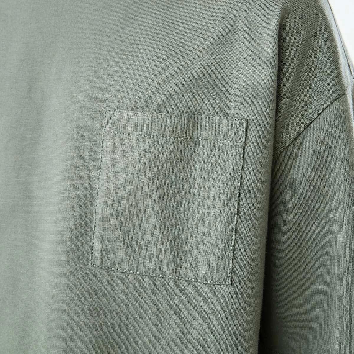 5 Plain Oversized T-shirt Grn Laurel, 5 of 10