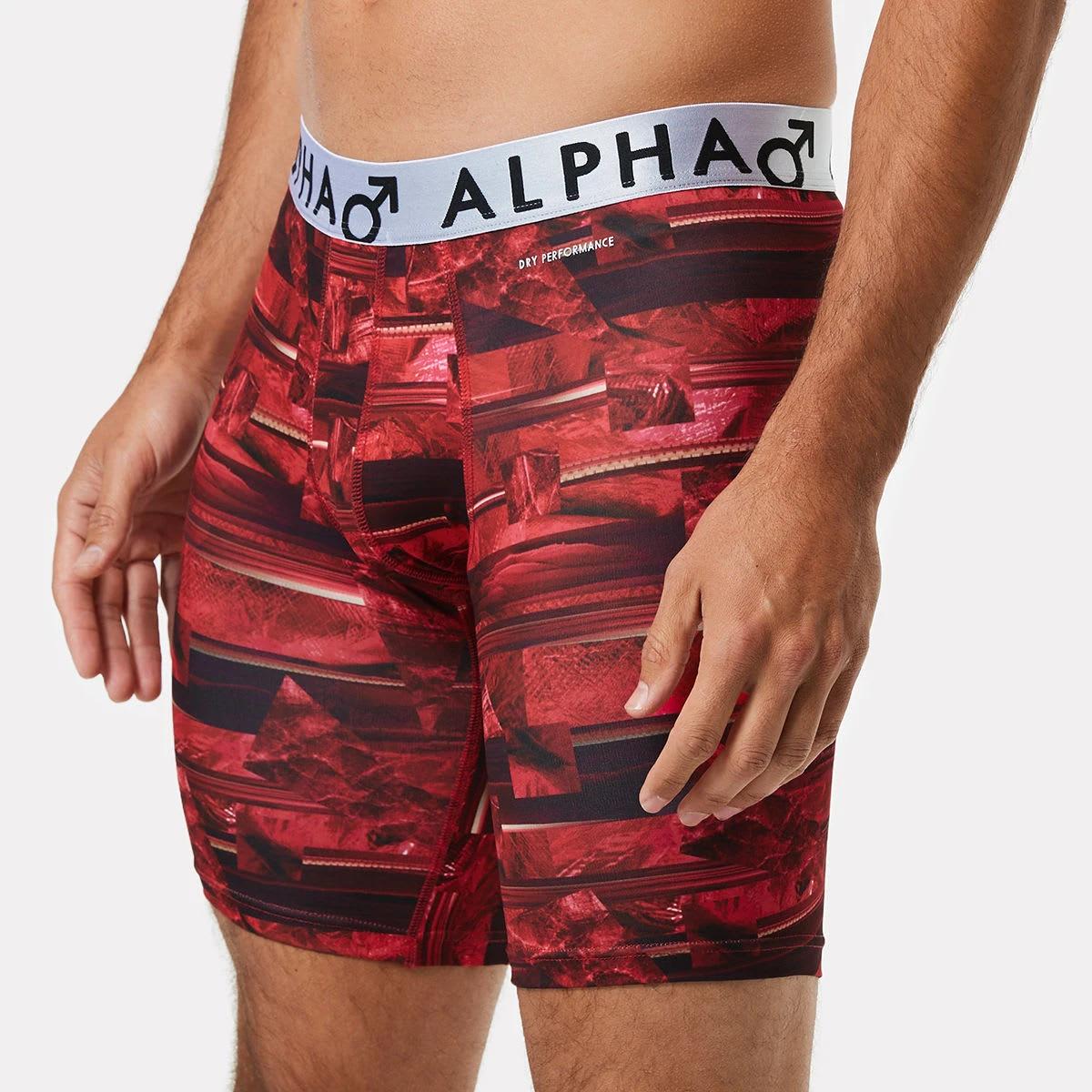 2 Long Sports Trunks Red Chaos, 2 of 5