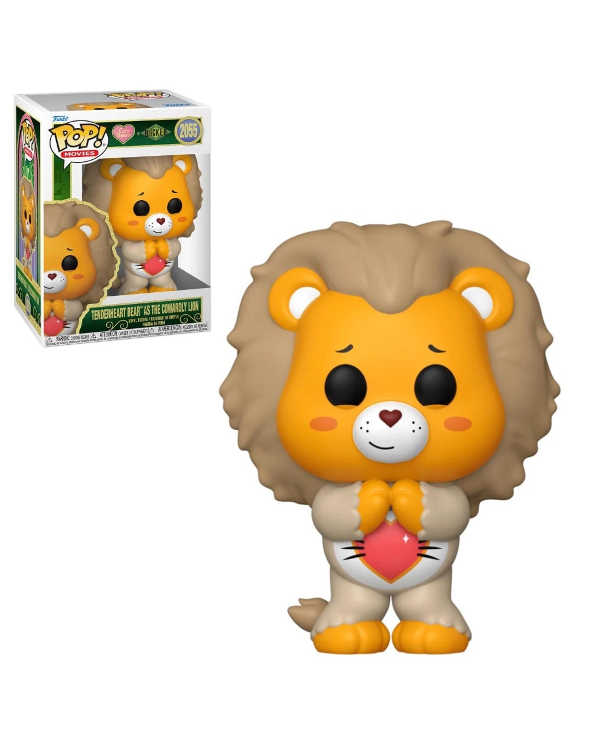 1 Wicked X Care Bears Tenderheart Bear as The Cowardly Lion Funko POP! Vinyl, 1 of 3