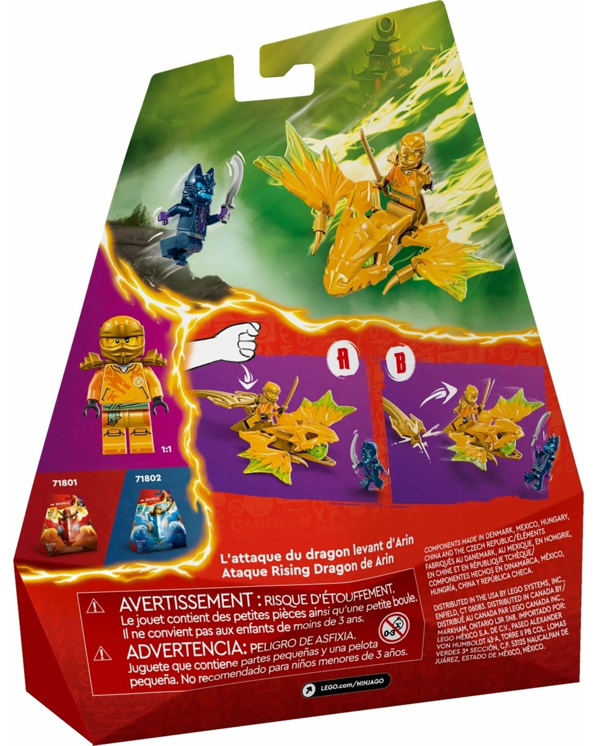 3 LEGO Ninjago 71803 Arin's Rising Dragon Strike, 3 of 5