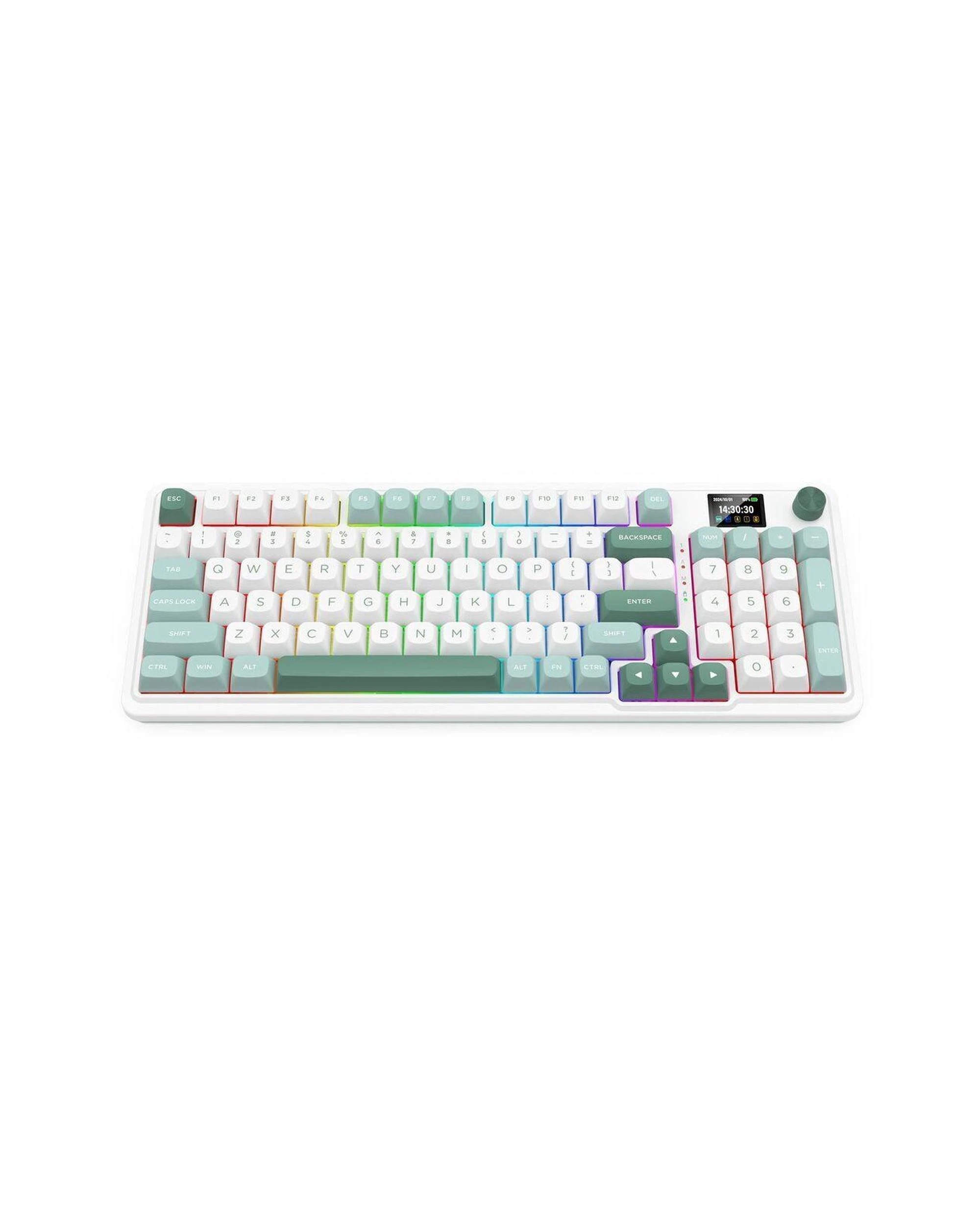 2 Redragon K719WGRGB Pro Galatin Pro Green Wireless Mechanical Keyboard, 2 of 8