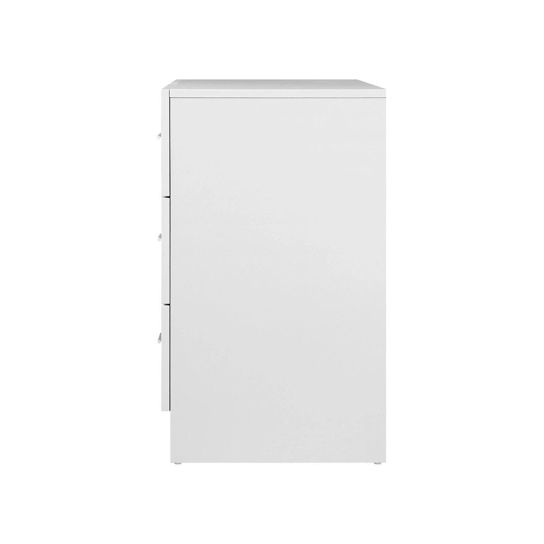 8 Oikiture Chest Of Drawers 6 Drawer Dresser Table Lowboy Storage Cabinet
 - White, 8 of 9