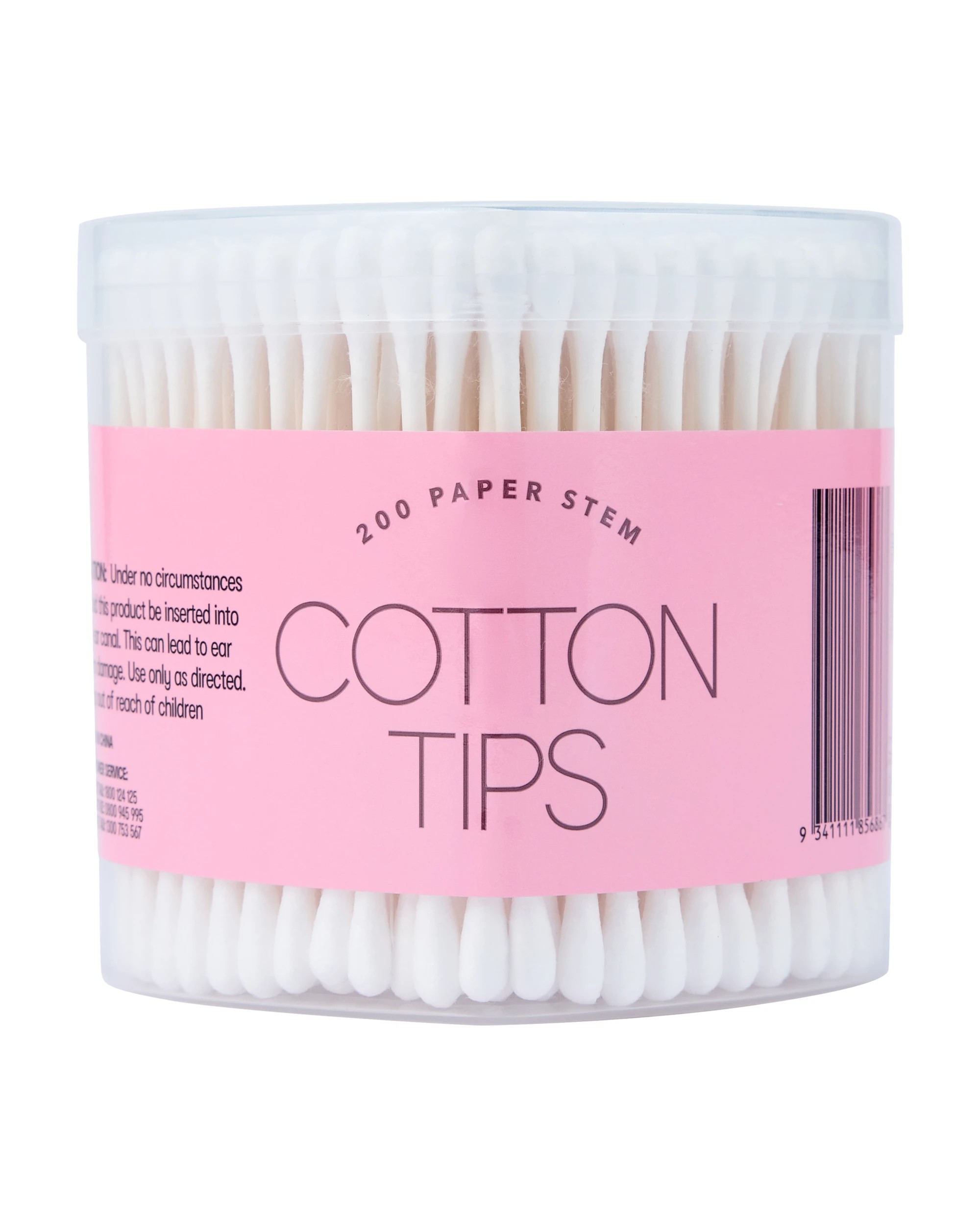 1 200 Piece Paper Stem Cotton Tips, 1 of 7