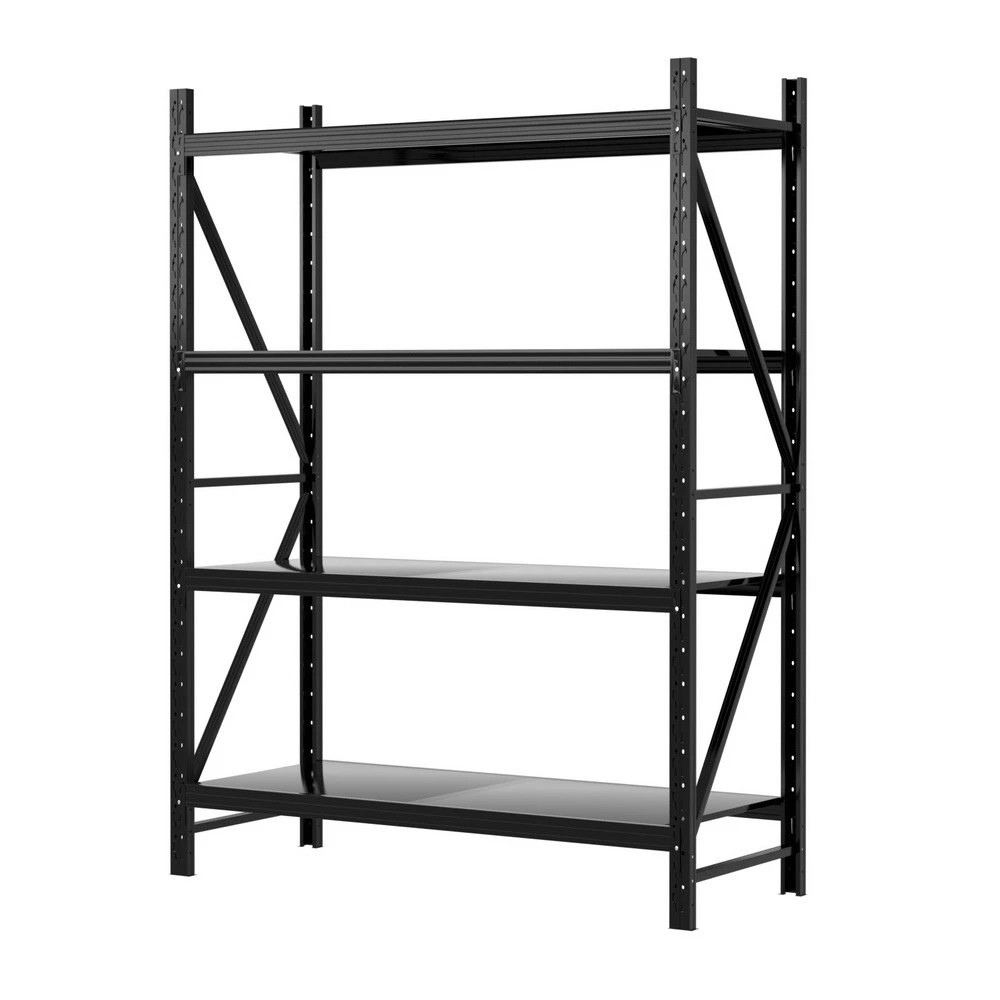 1 2Mx1.5M Giantz Garage Shelving Warehouse Rack - Black, 1 of 6