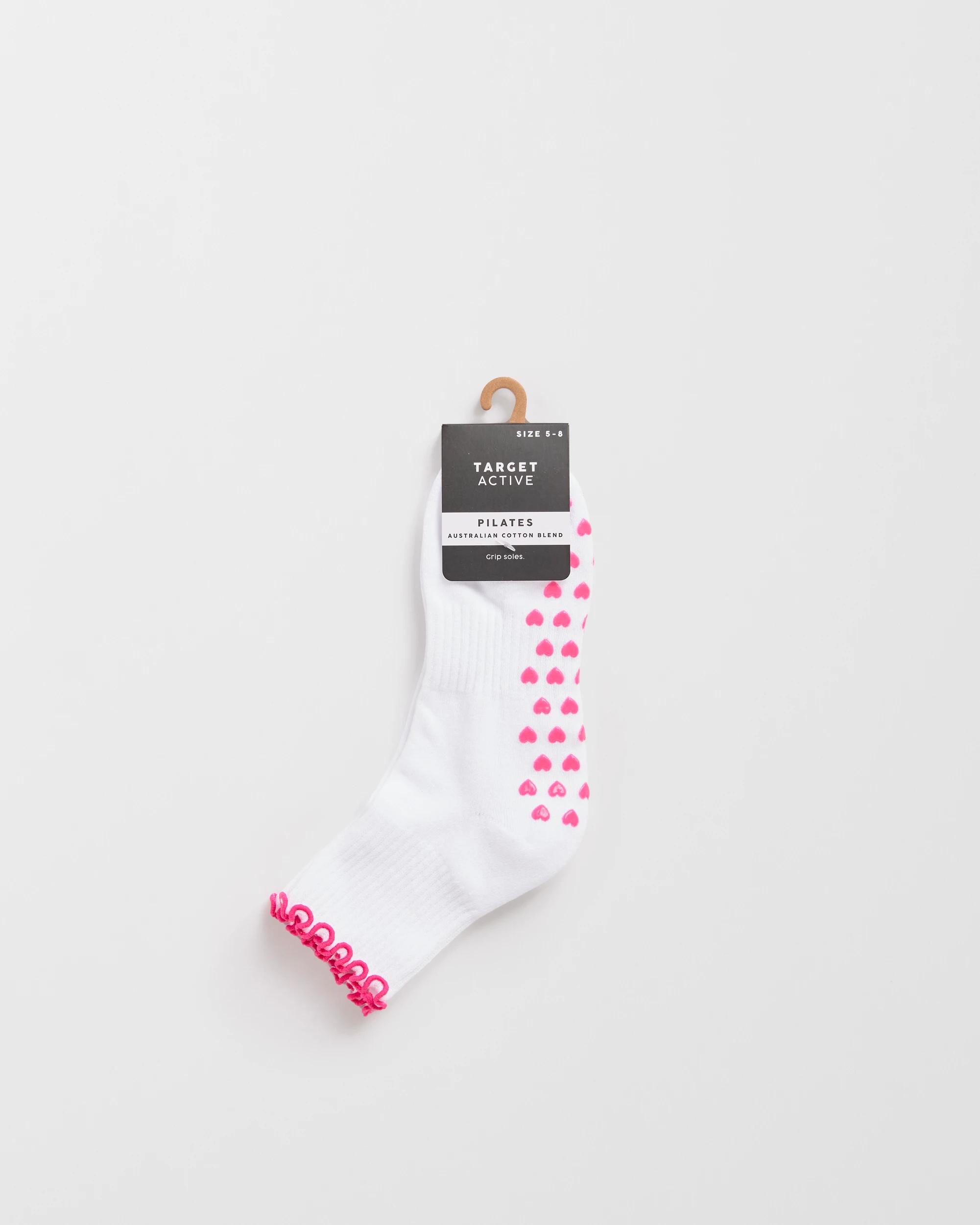 3 Target Active Australian Cotton Blend 1/4 Crew Yoga Socks , 3 of 3