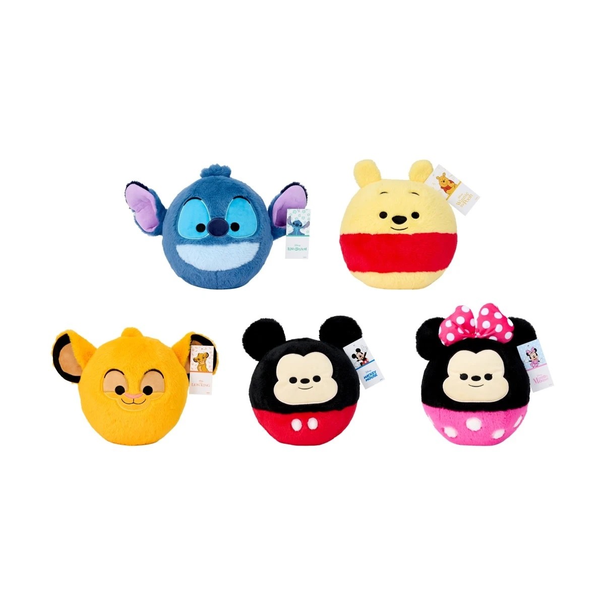 3 Disney Round Small Plush Toy - Assorted, 3 of 3