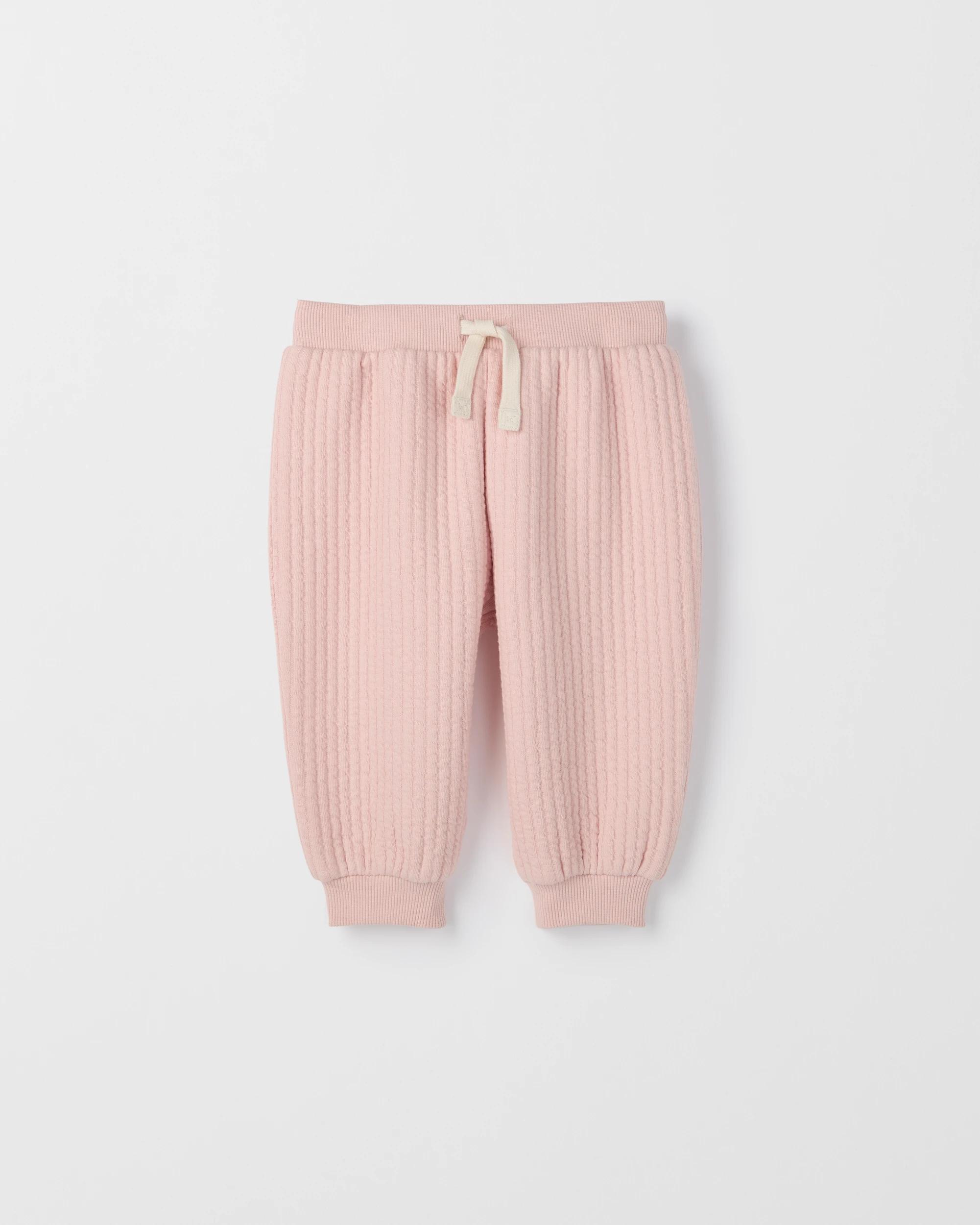 4 Target Baby Baby Organic Cotton Quilted Fleece Trackpants LOTUS, 4 of 5