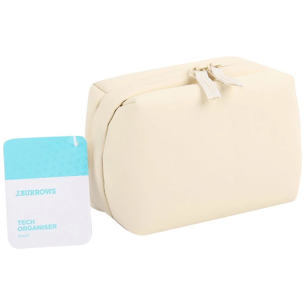 6 J.Burrows Tech/Cable Organiser Small Beige, 6 of 6