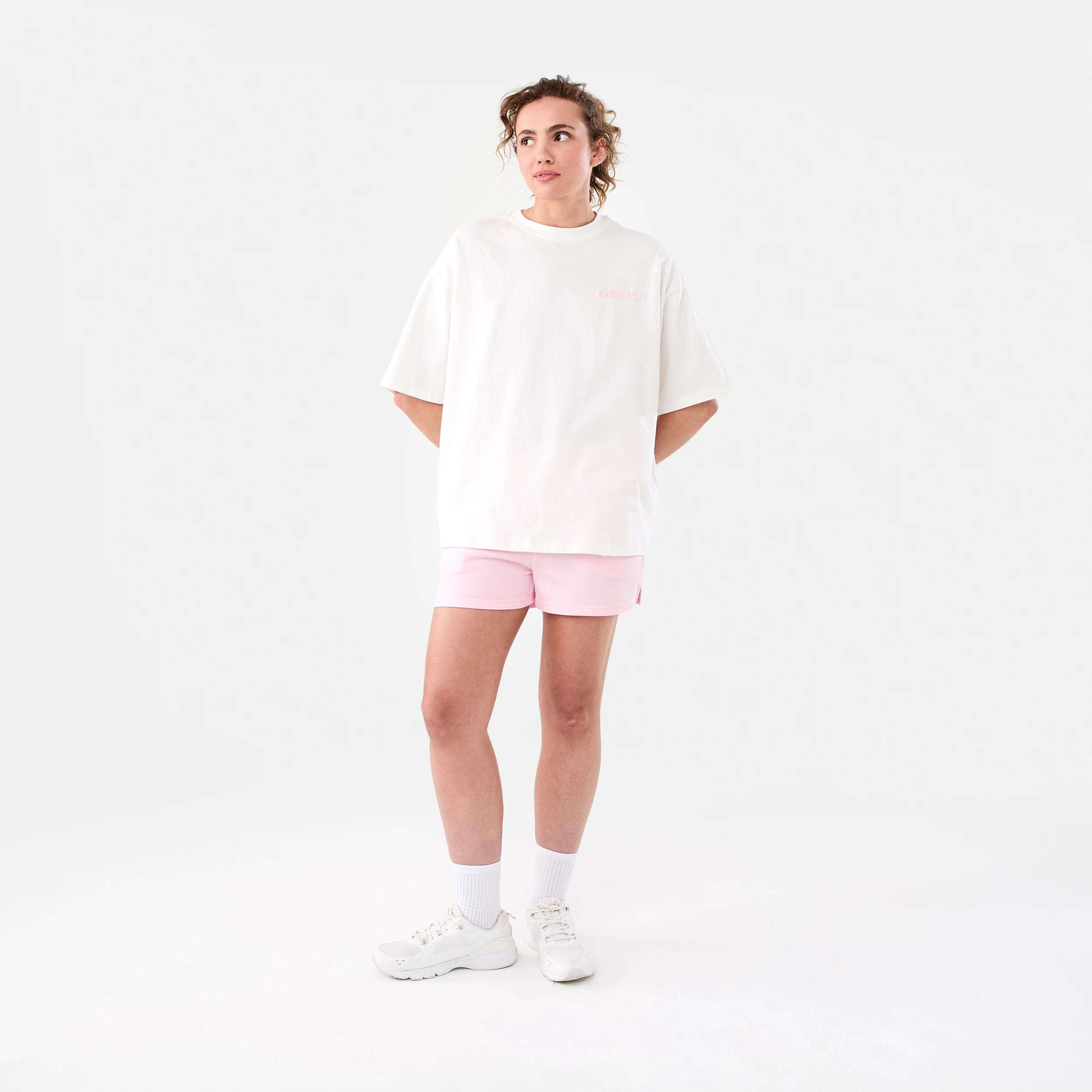 2 Everlast Womens Street Sweat Shorts FAIRY FLOSS, 2 of 8