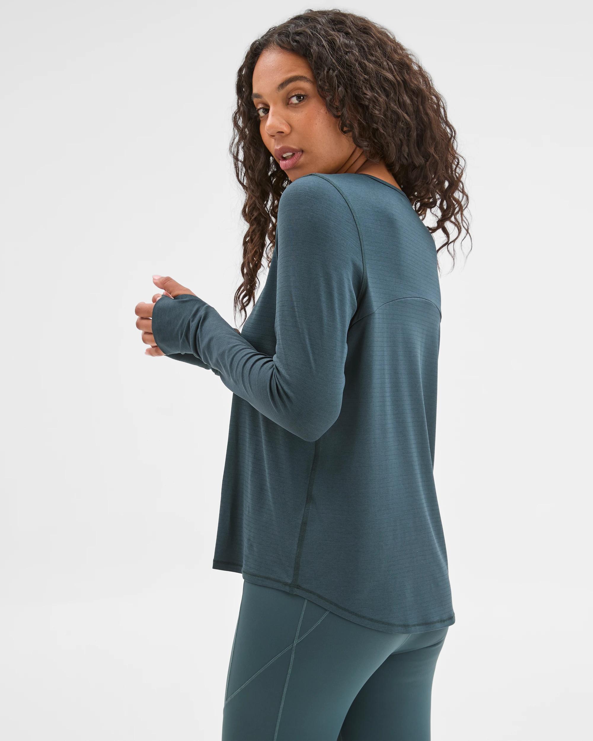 4 Target Active Active Long Sleeve Running T-Shirt PINE, 4 of 5