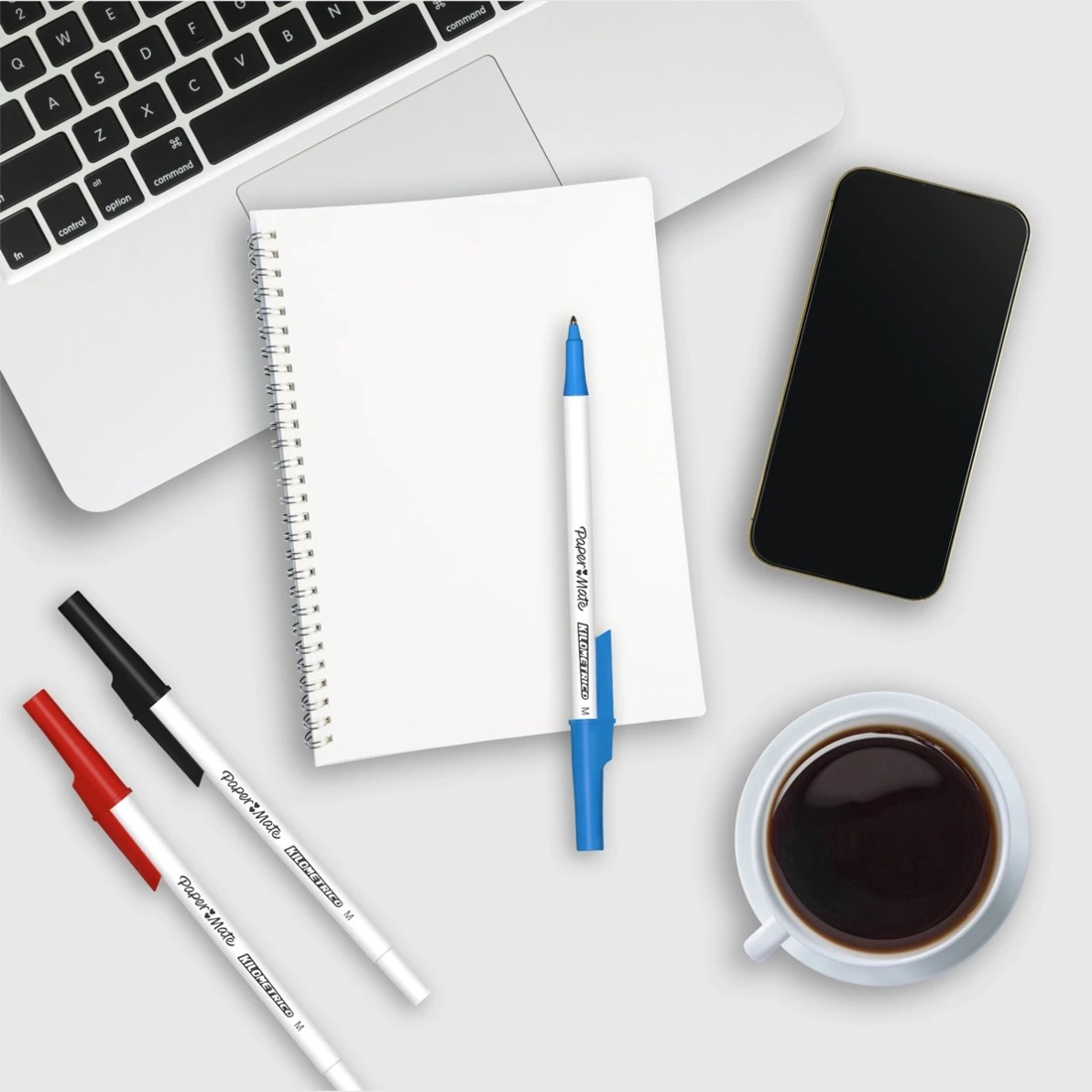 7 10 Pack Paper Mate Kilometrico Ballpoint Pens - Black, 7 of 7