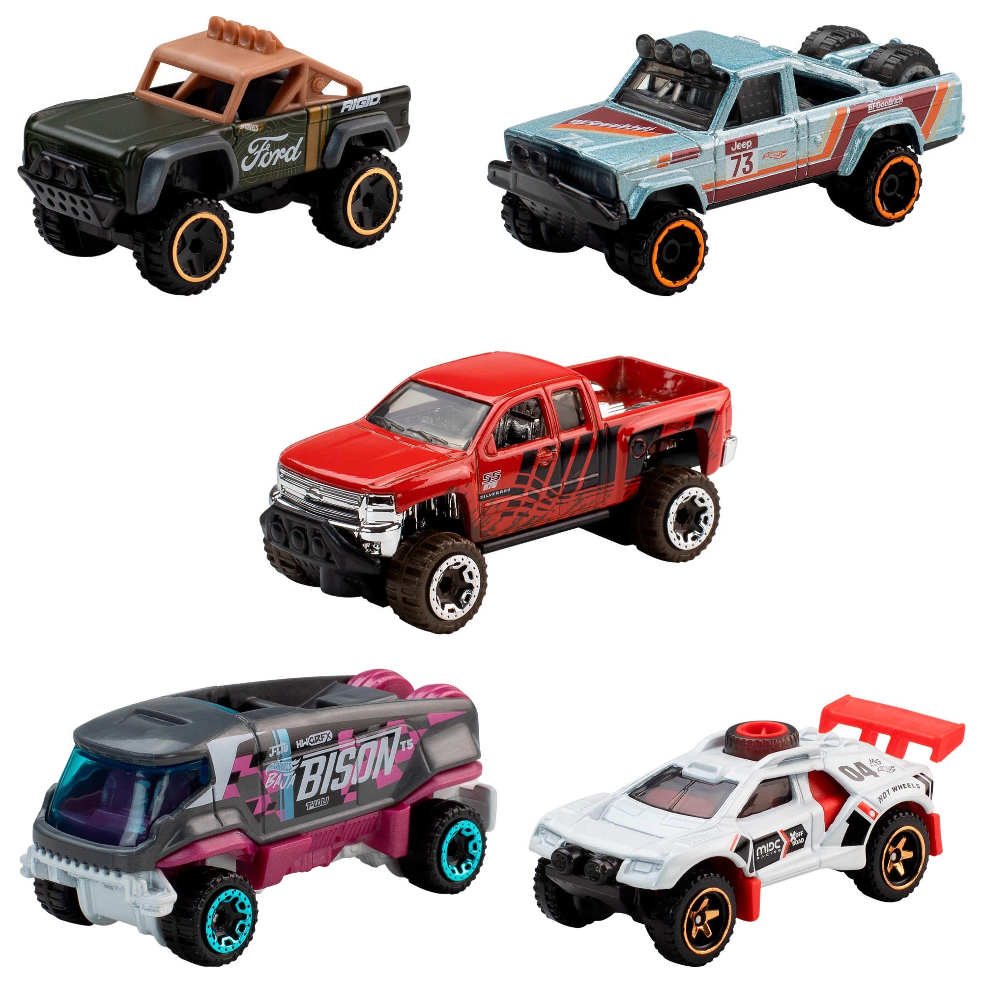 5 Hot Wheels 5-pack Gift Set - Assorted, 5 of 6