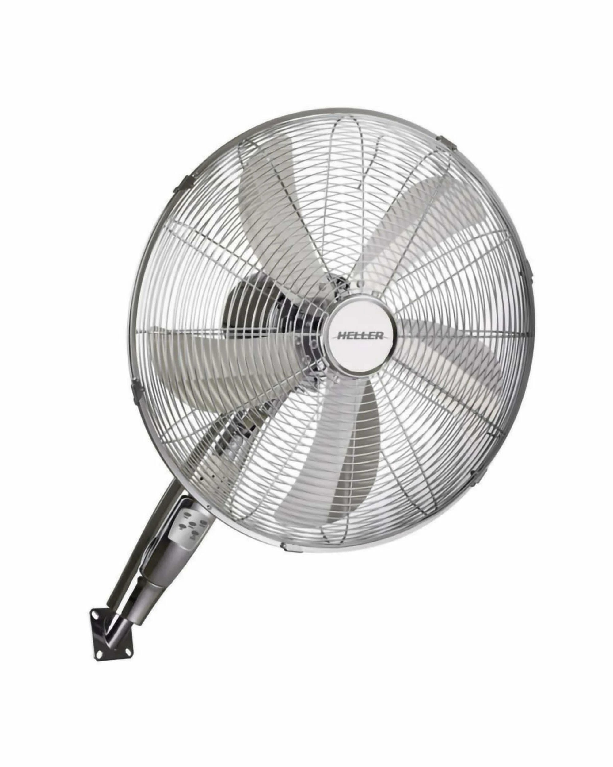 1 Heller Wall Fan with Remote - Chrome - SILVER, 1 of 1