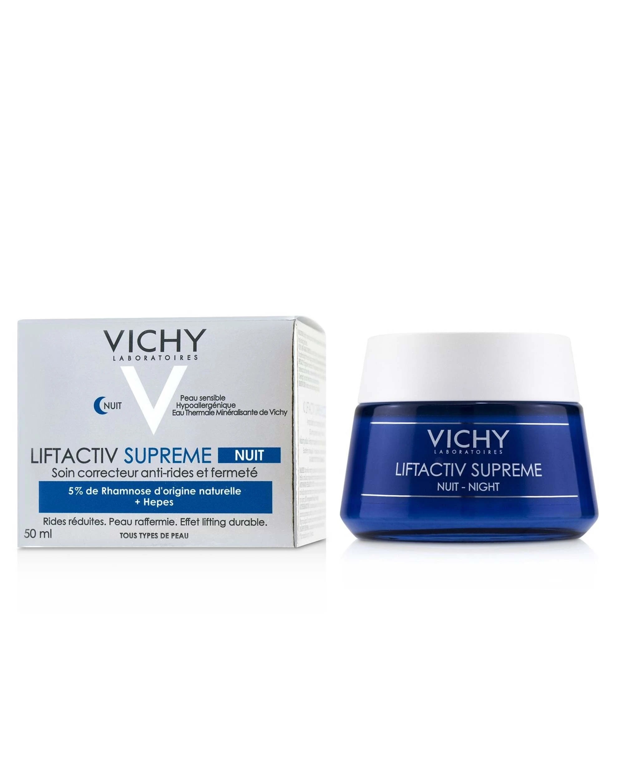 2 Vichy LiftActiv Supreme Night Anti-Wrinkle & Firming Correcting Care Cream (For All Skin Types) 50ml/1.67oz, 2 of 3