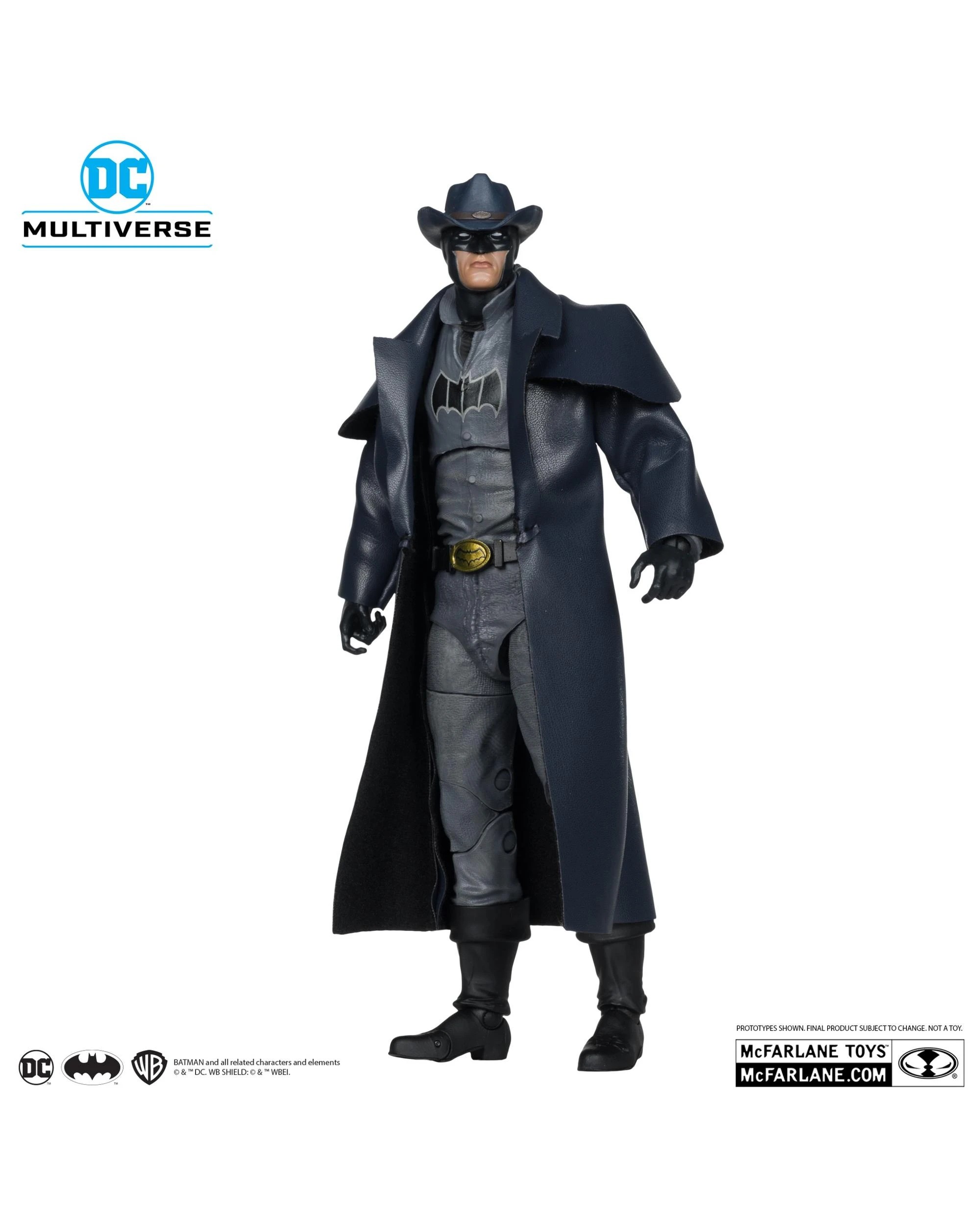 3 DC Multiverse Batman/Superman Archive of Worlds Batman Western World 7 inch Action Figure, 3 of 9