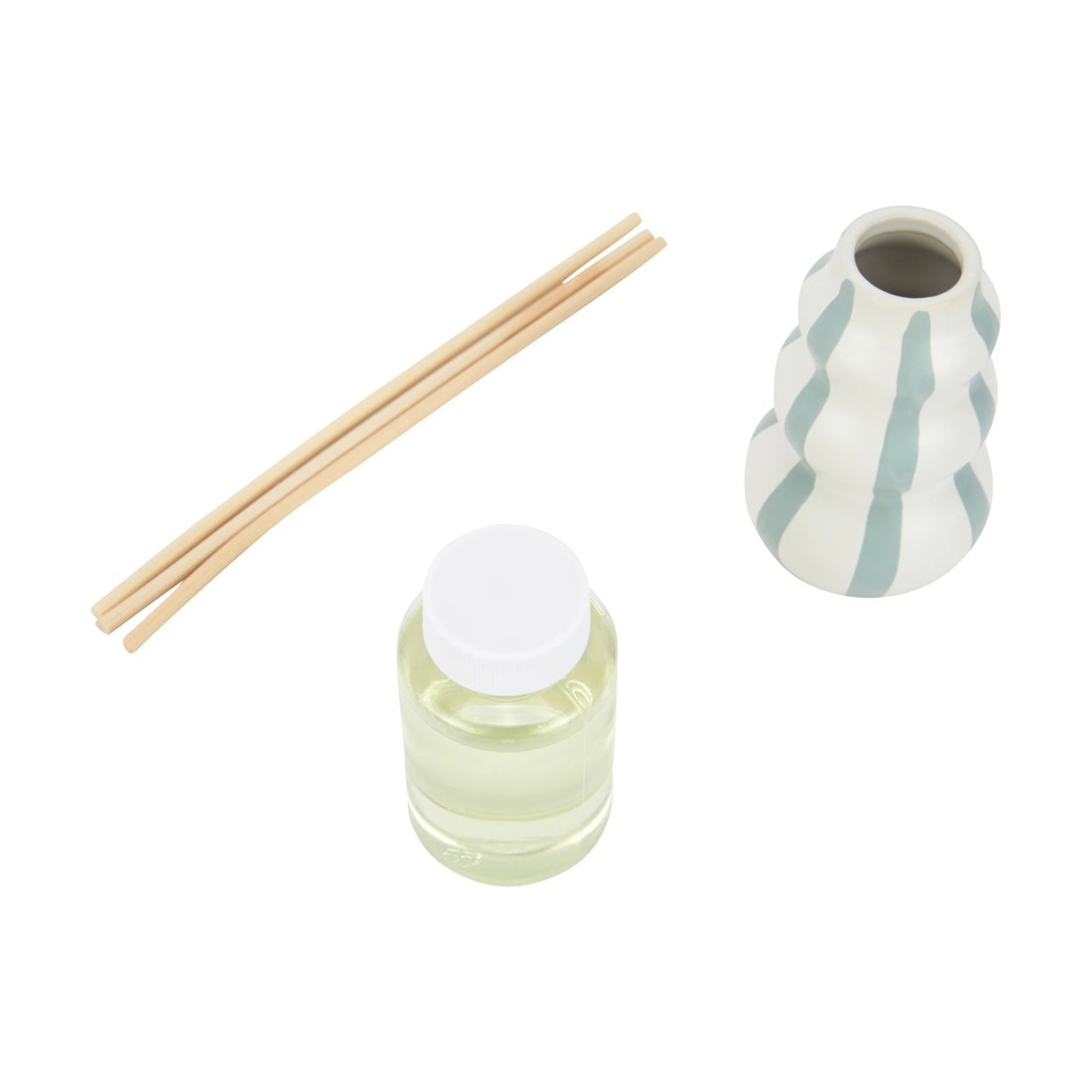 3 Ceramic Stripe Diffuser 150ml, 3 of 8