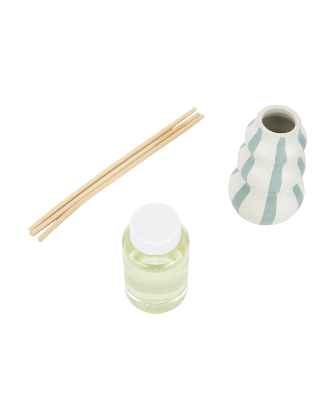 3 Ceramic Stripe Diffuser 150ml, 3 of 8