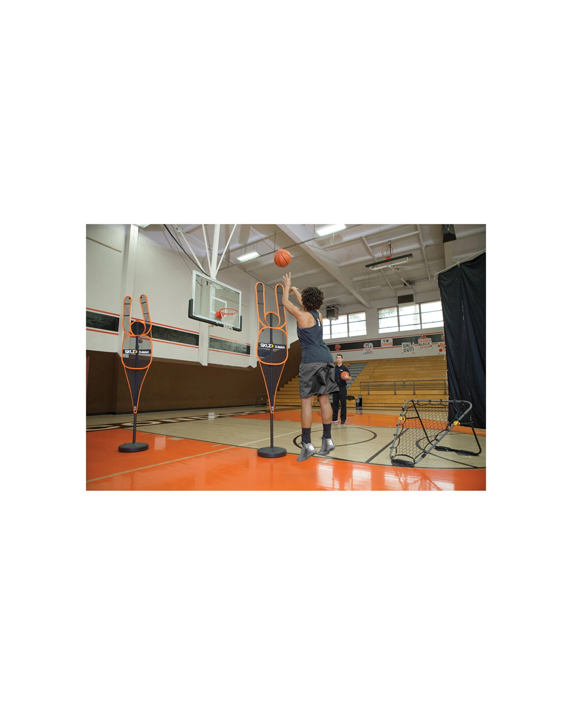 7 Sklz 8' D-Man Basketball - Orange, 7 of 7
