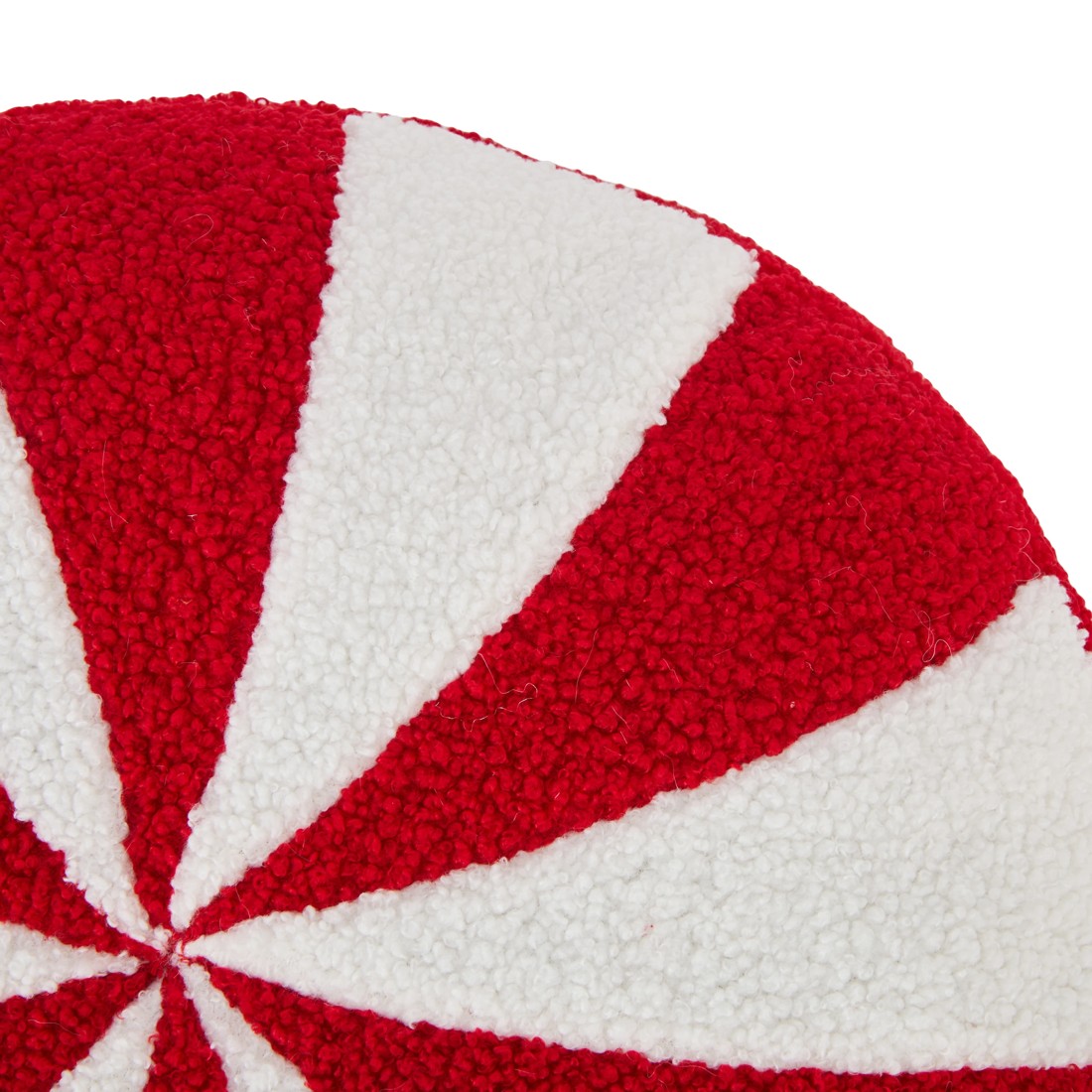 3 40cm Candy Cane Round Cushion, 3 of 6