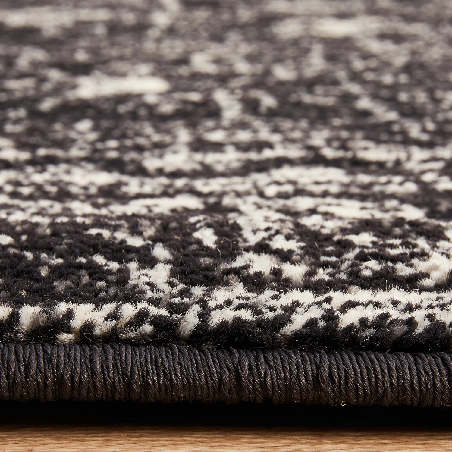 7 Common Ground Rugs Encore 252 200x200cm Round - Medium Pet Friendly Rug - Charcoal, 7 of 8