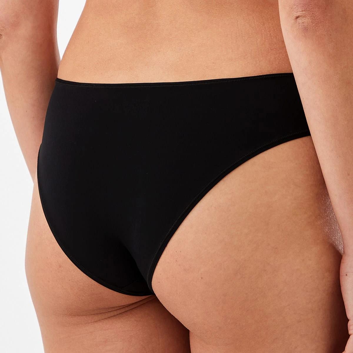 5 3 Pack Super Soft Bikini Briefs BLACK, 5 of 7