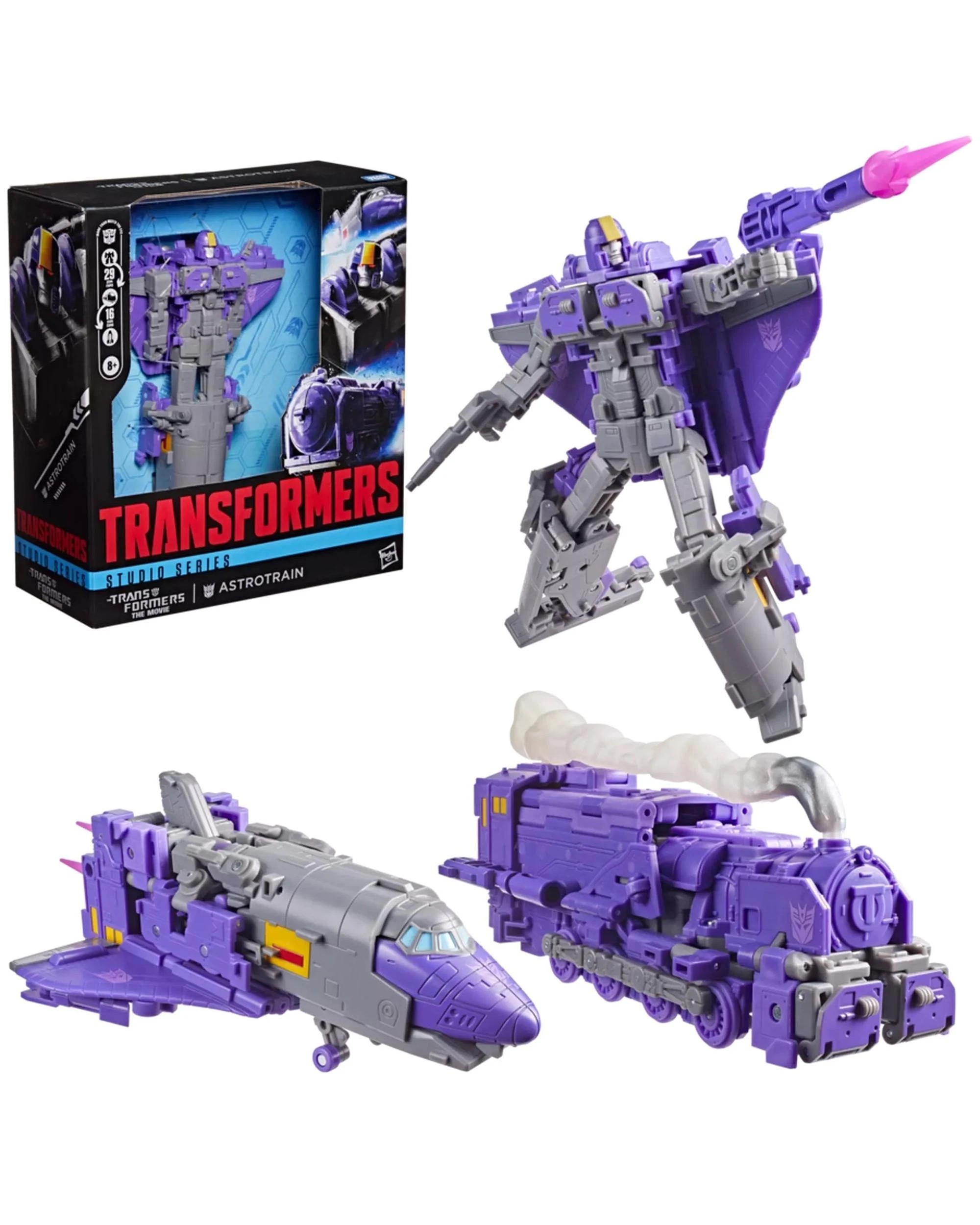 1 Transformers Studio Series The Transformers: The Movie Leader Class Astrotrain Action Figure, 1 of 5