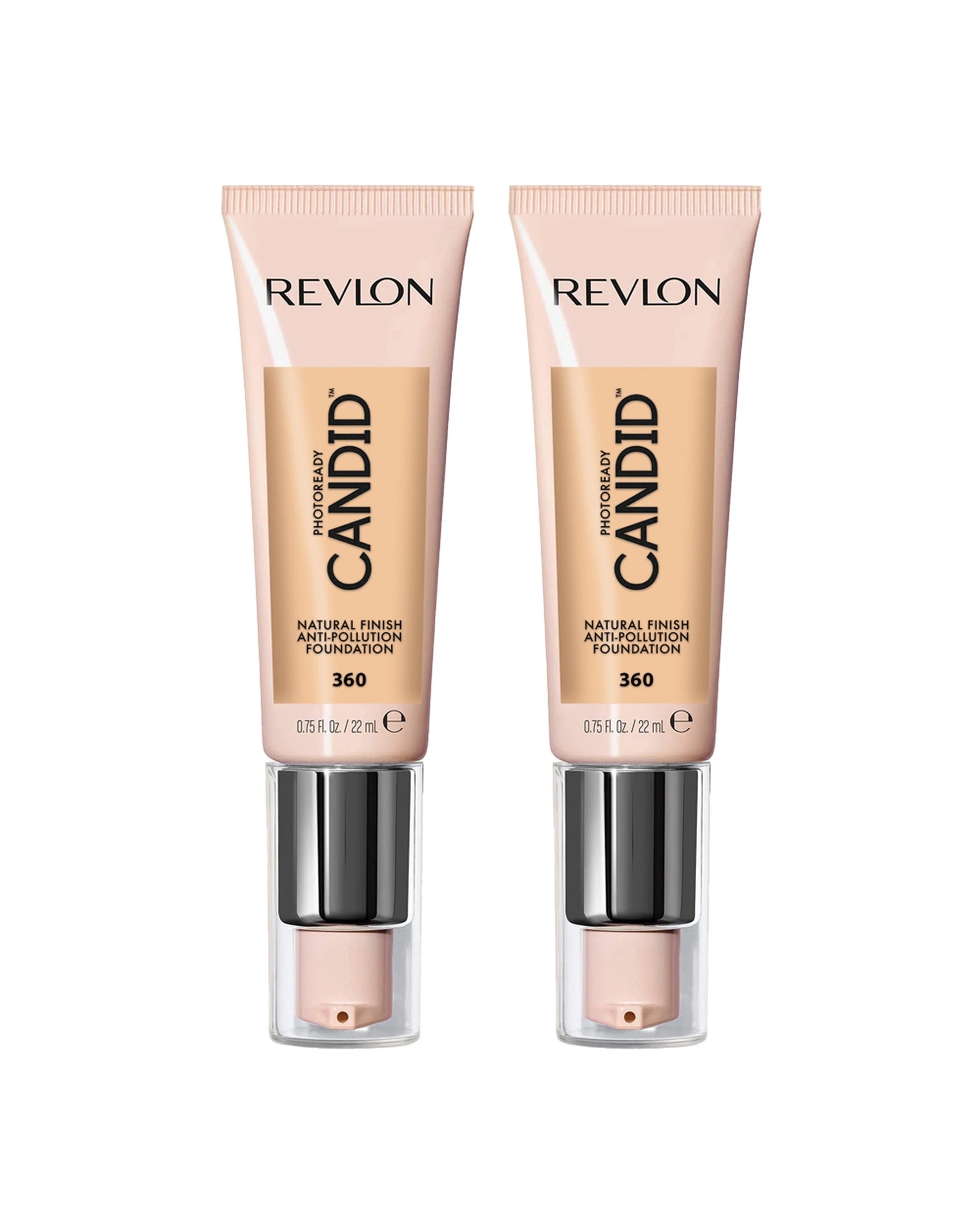 1 Revlon Photoready Candid Natural Finish Anti-pollution Foundation 22ml 360 Cashew - 2 Pack, 1 of 1