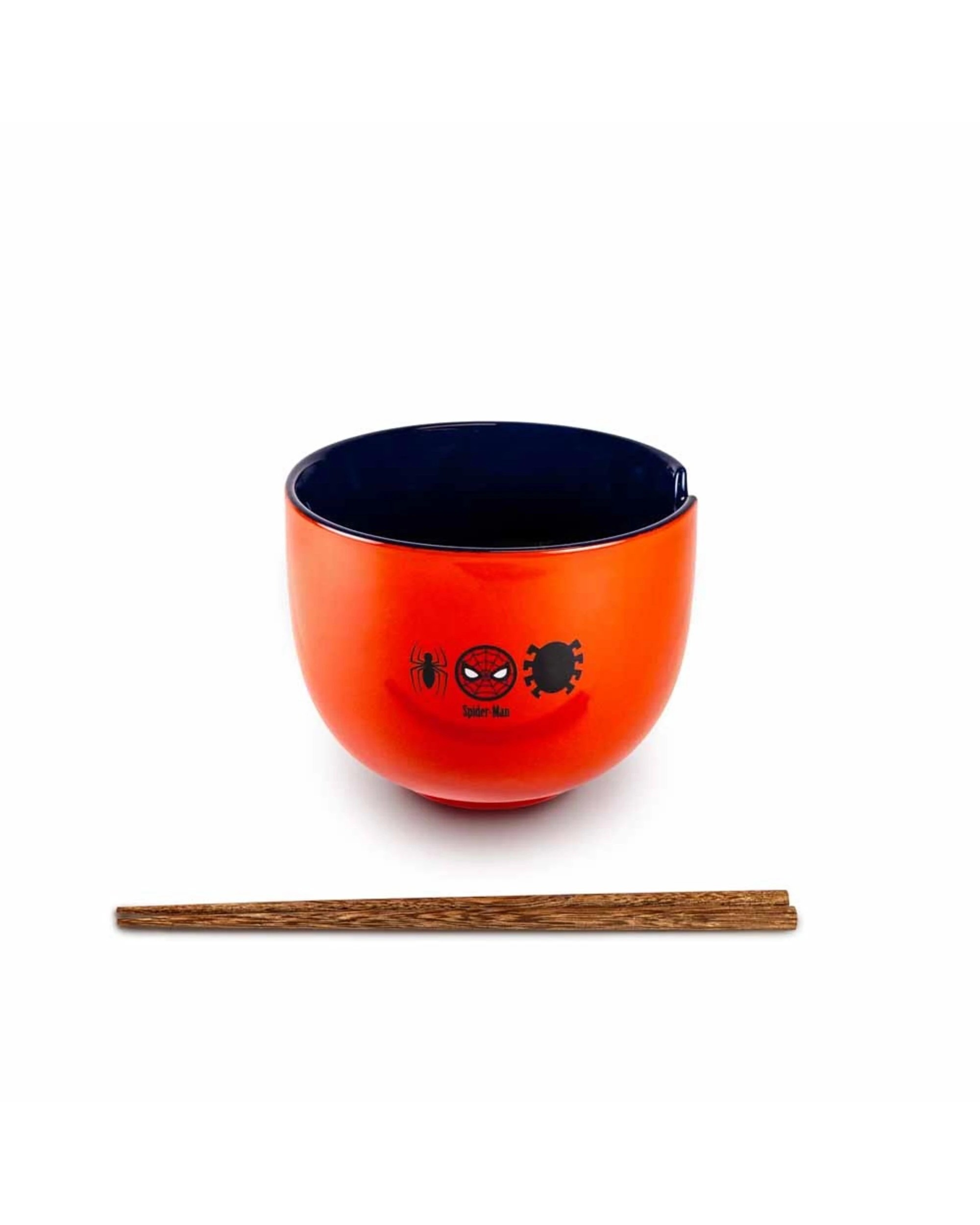 1 Marvel  Spider-Man  Spider-Man Icons Ramen Bowl with Chopsticks - Red, 1 of 3