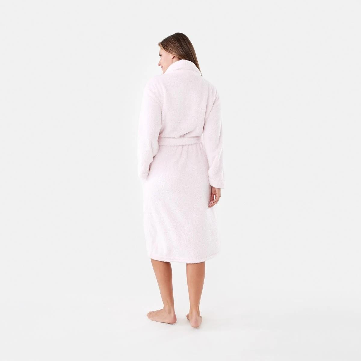 3 Plush Coral Fleece Gown Pink Mix, 3 of 7