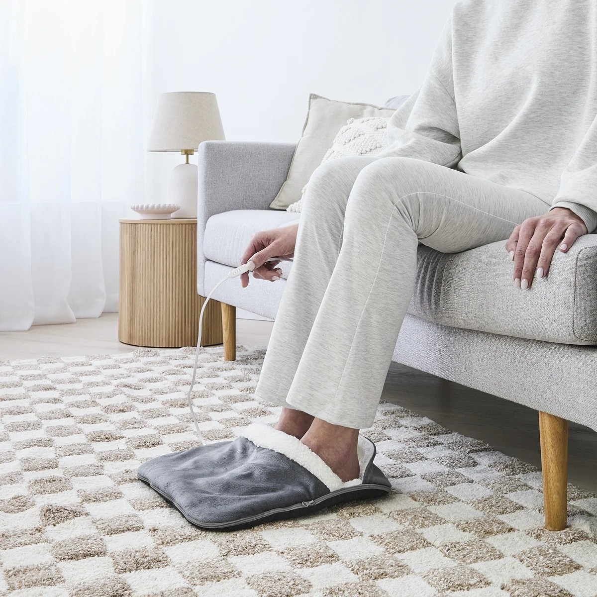 2 Heated Foot Warmer - Grey, 2 of 10
