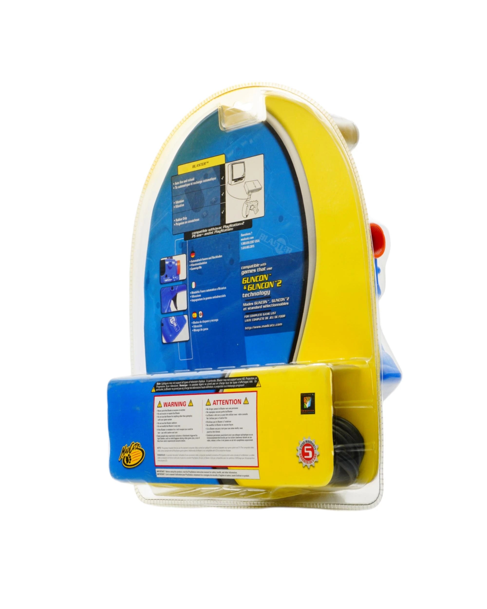 3 Mad Catz Light Blaster for Playstation 2 - Blue, 3 of 4