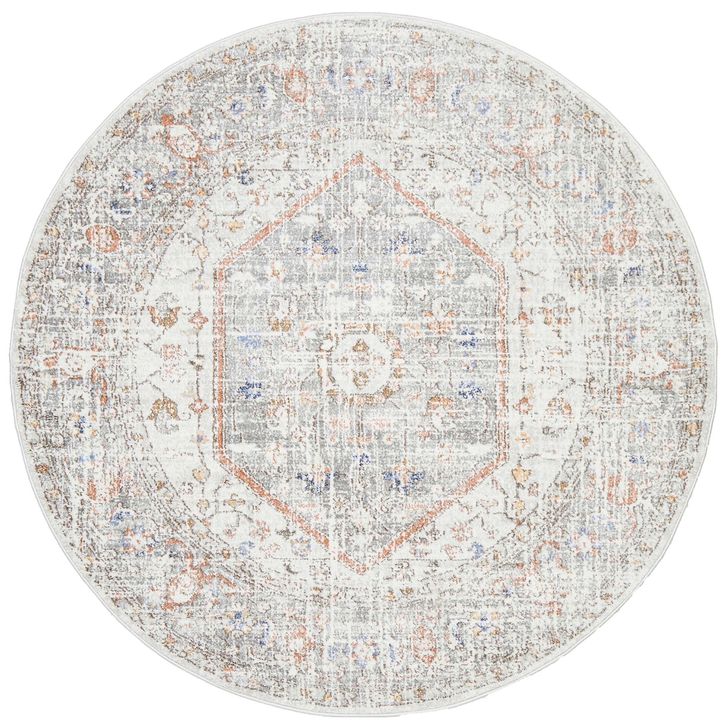 4 Common Ground Rugs Elite Lorissa 150x150cm - Small Round Rug - Natural, 4 of 8